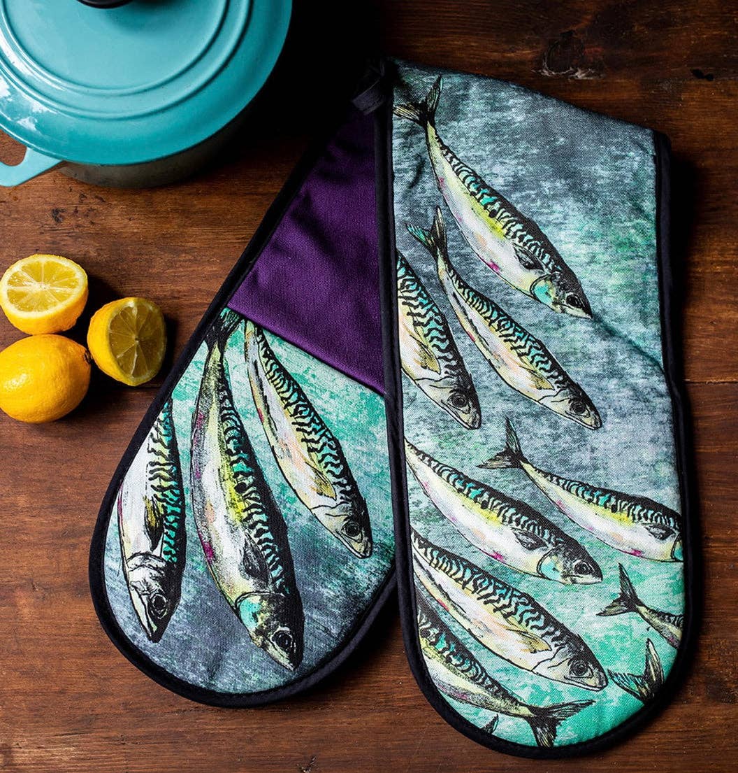 Dollyhotdogs - Mackerel Shoal Oven Glove
