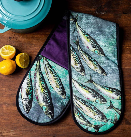Dollyhotdogs - Mackerel Shoal Oven Glove