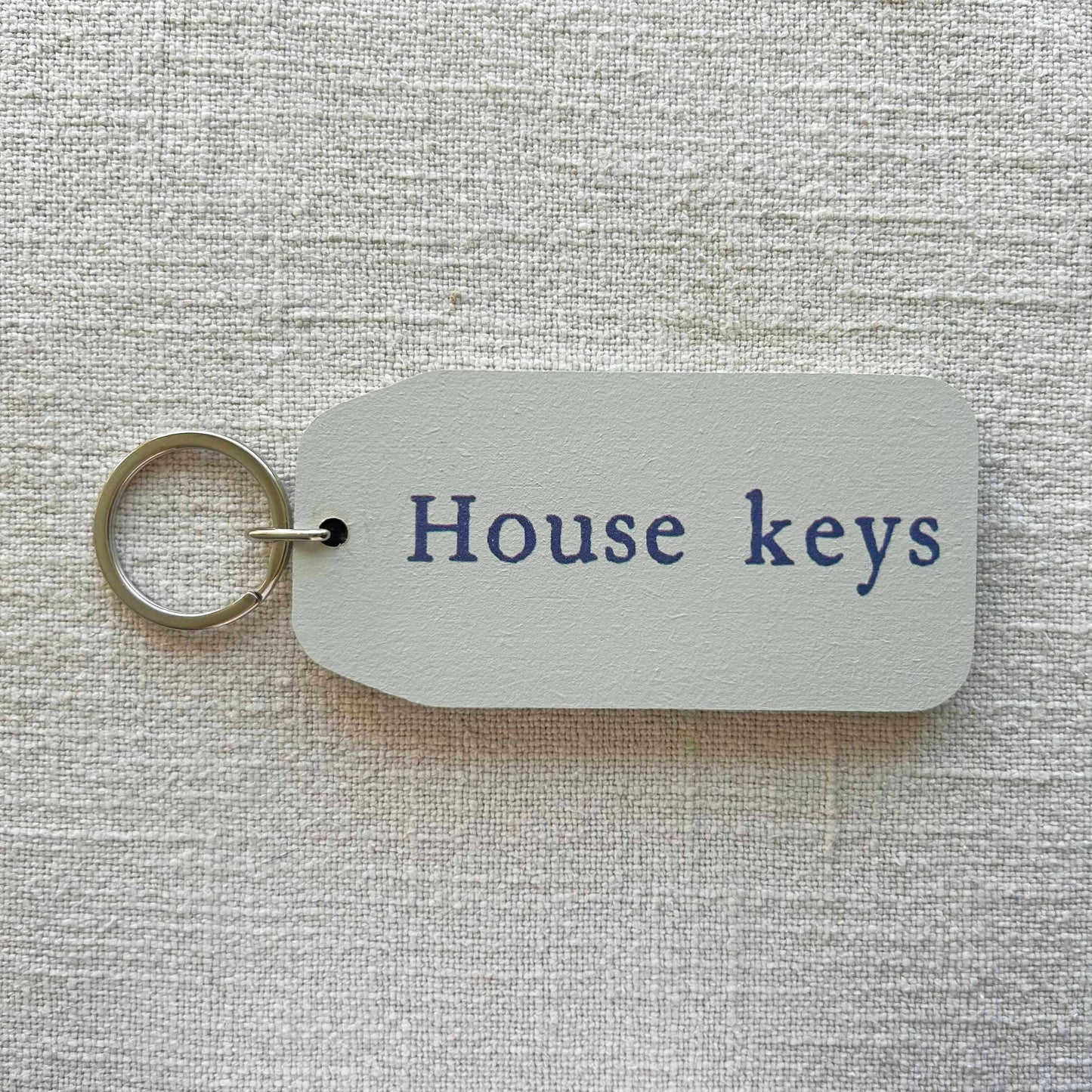 The Wooden Postcard Company - HOUSE KEYS Wooden Key Tag