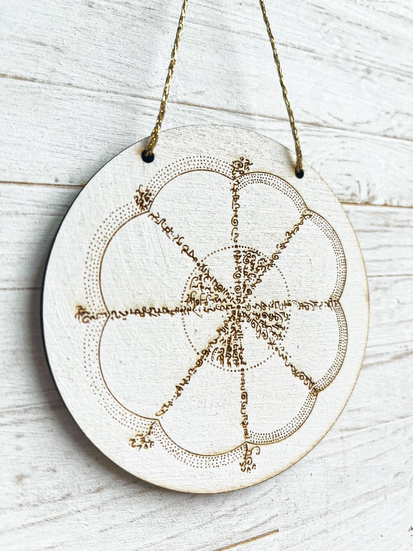 Gorgeous Little Bits - Open Your Heart Light Code Circular Hanging Decoration