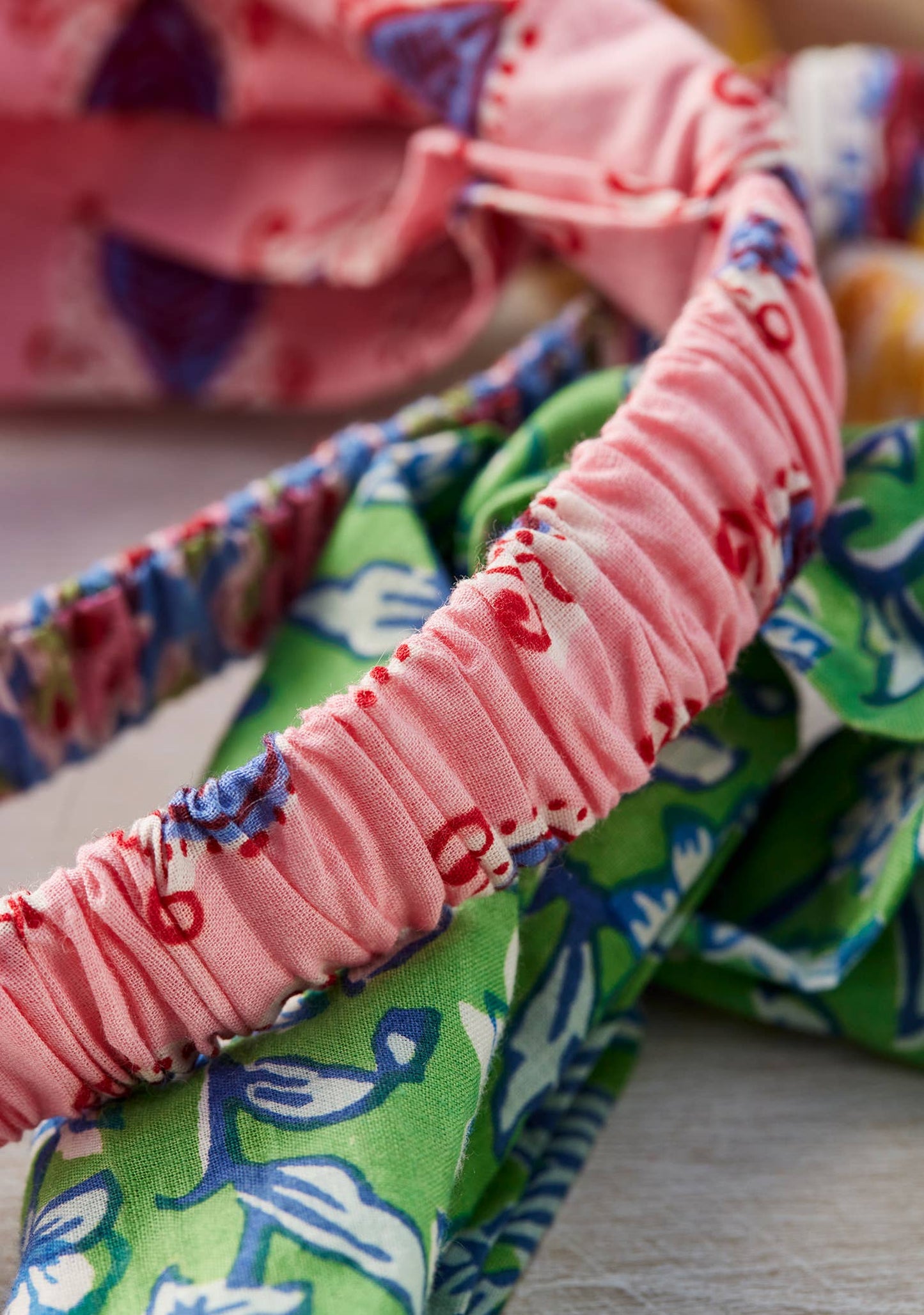 Namaste - Block Print Knot Hairband - Mixed Prints