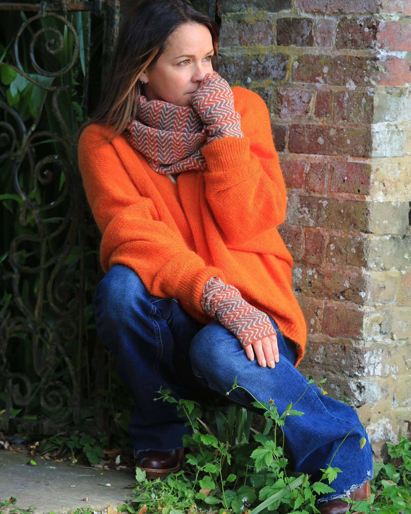 Cadenza Italy Ltd - Cashmere Blend Ripple Snood