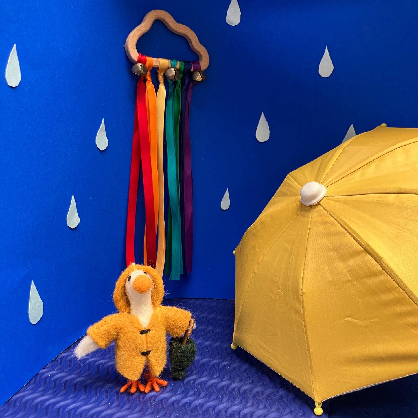 Handmade Felt Puddles the Goose Hanging Decoration