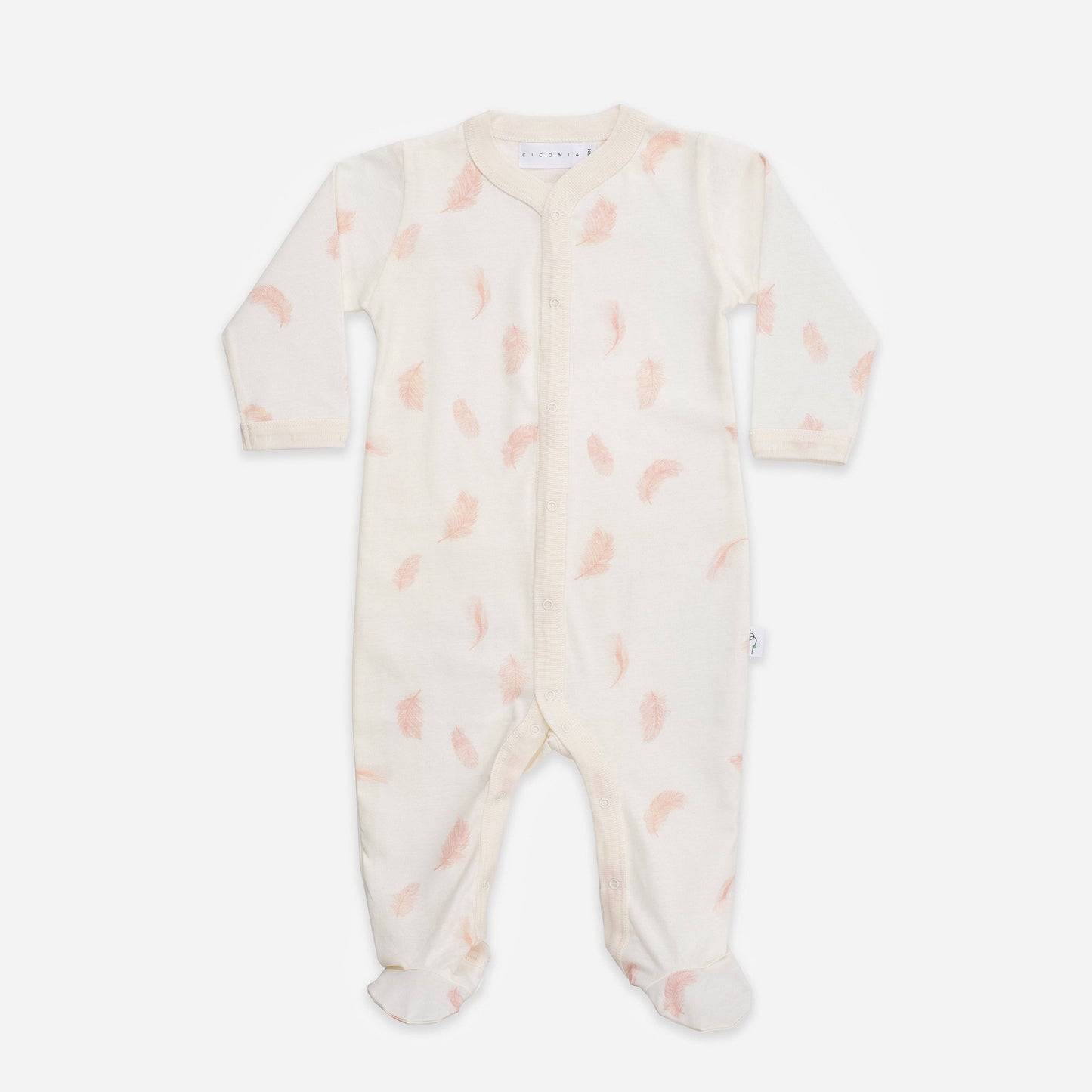Ciconia Organics Falling Feather Sleepsuit