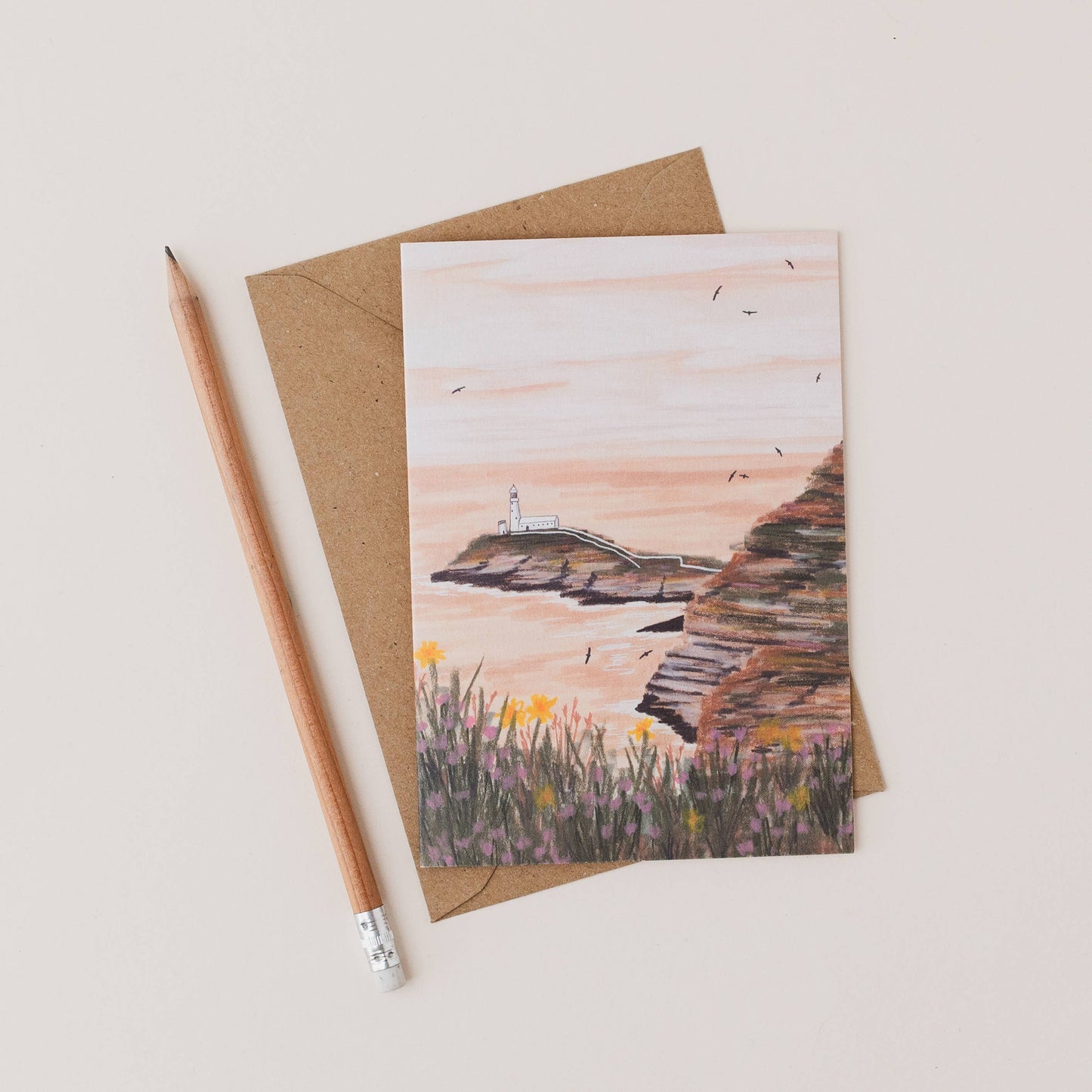 Landscape Card - Ynys Lawd (South Stack) Cliffs, Anglesey