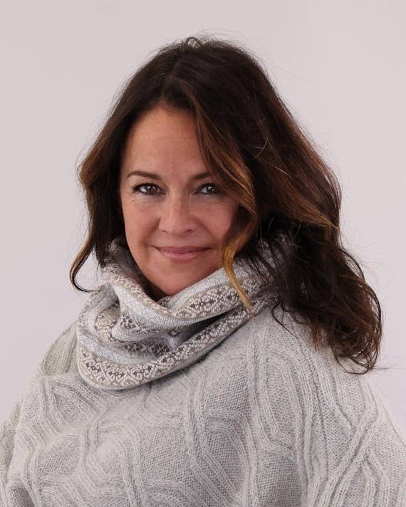 Cadenza Italy Ltd - Cashmere Blend Fairisle Snood