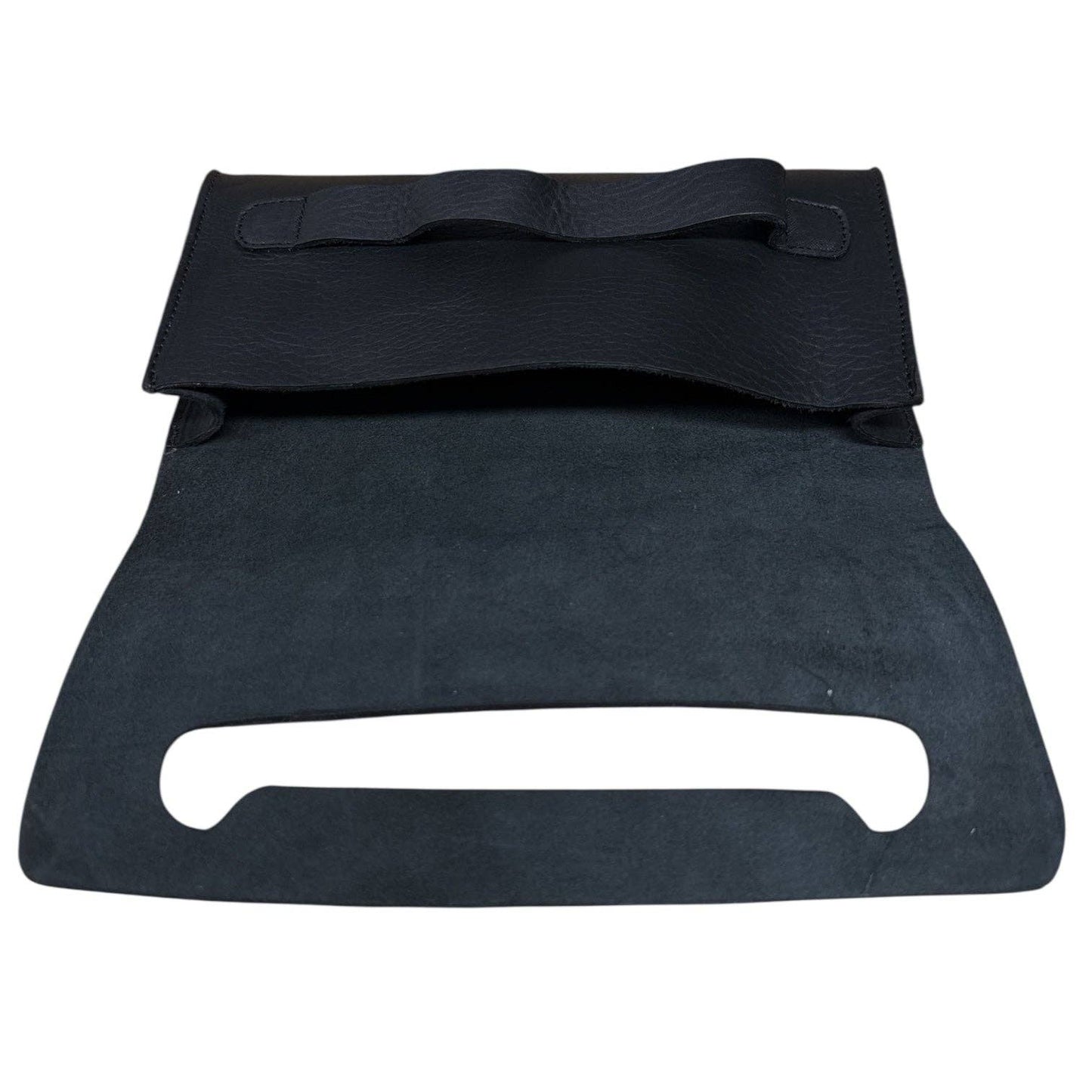 Natasha Leather Clutch – Black