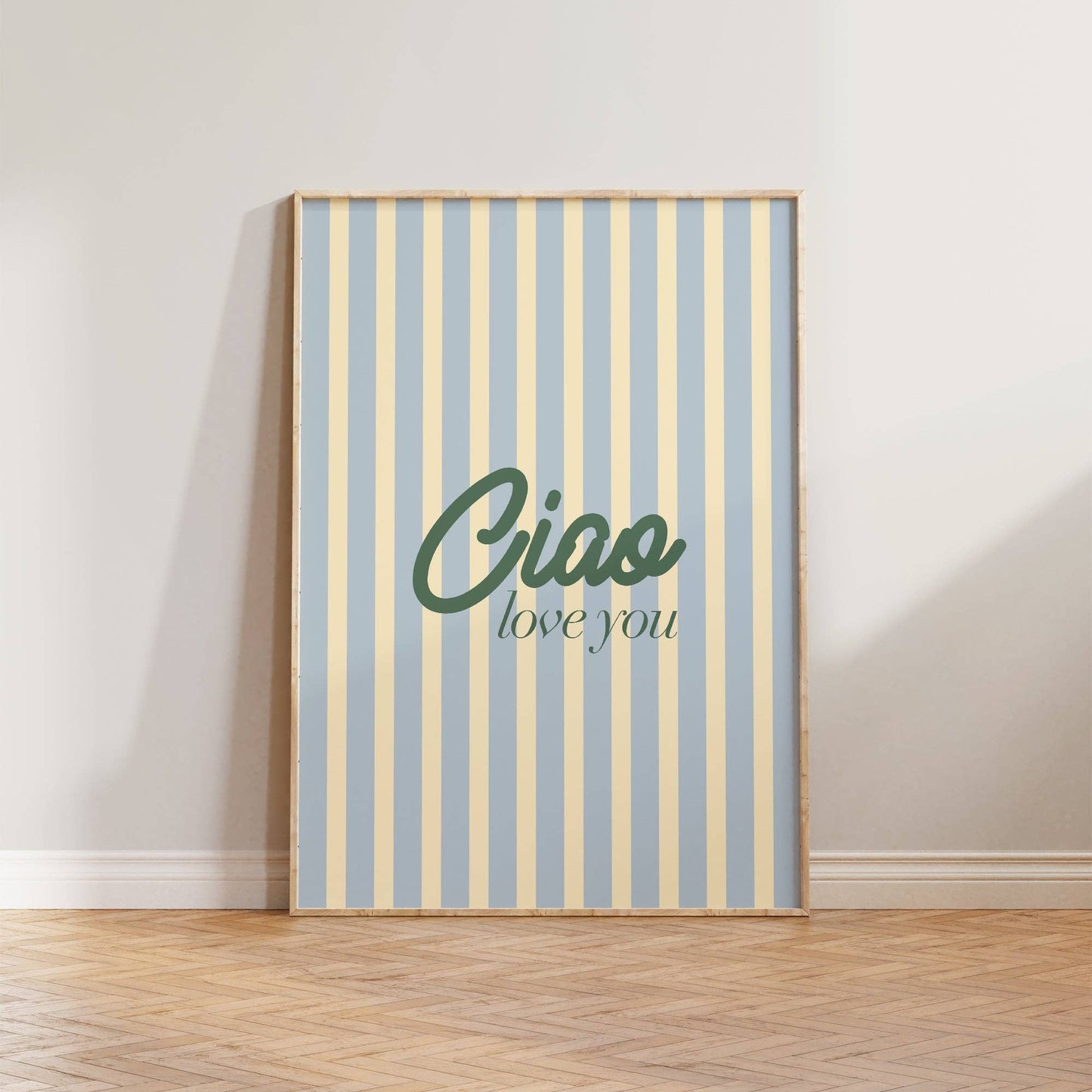 Lune Club - Ciao Love You Hallway Stripe Print