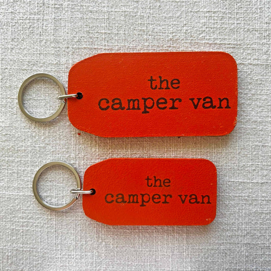 The Wooden Postcard Company - THE CAMPER VAN Wooden Key Tag