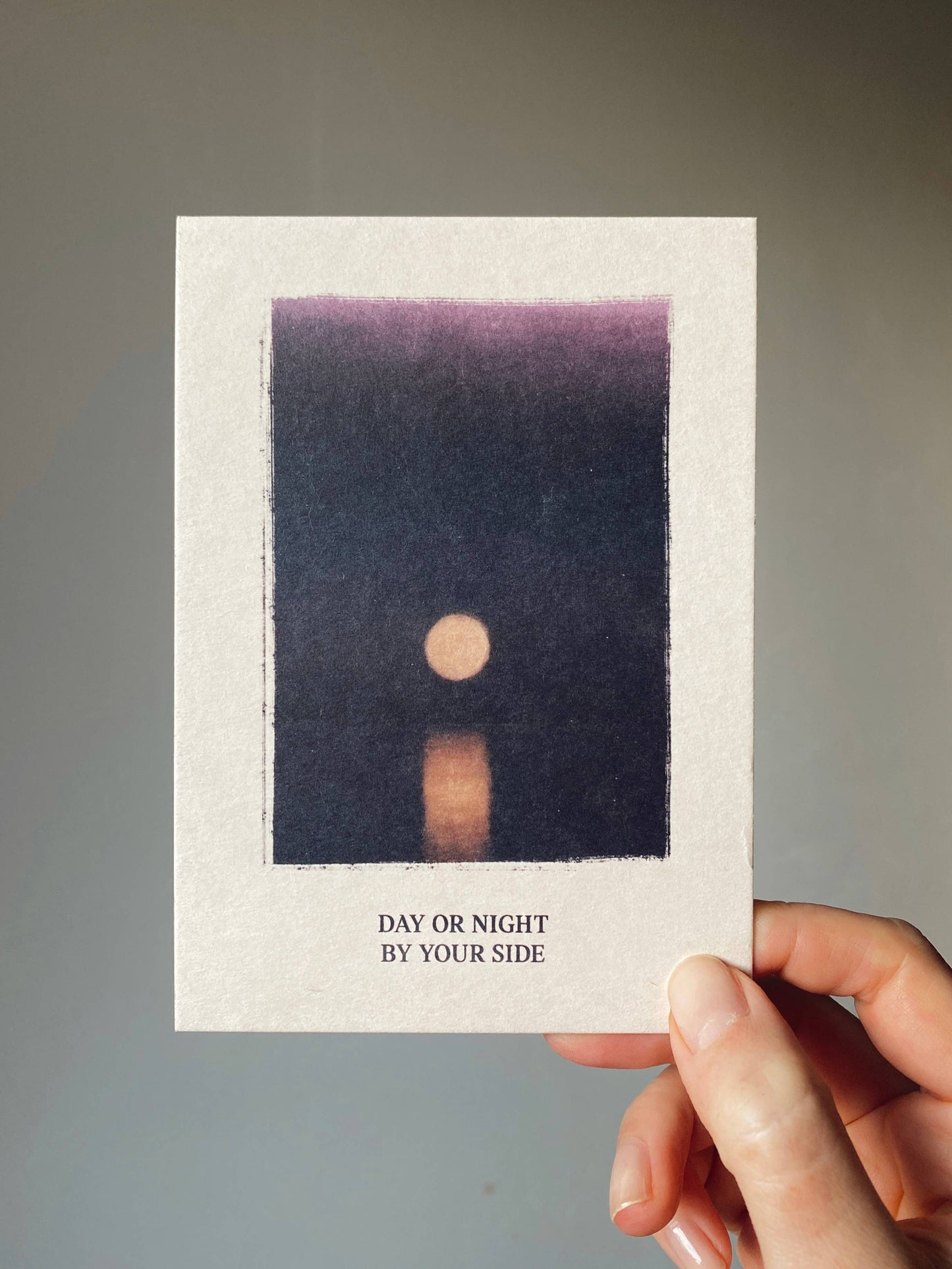 Anna Cosma - DAY OR NIGHT BY YOUR SIDE POSTCARD