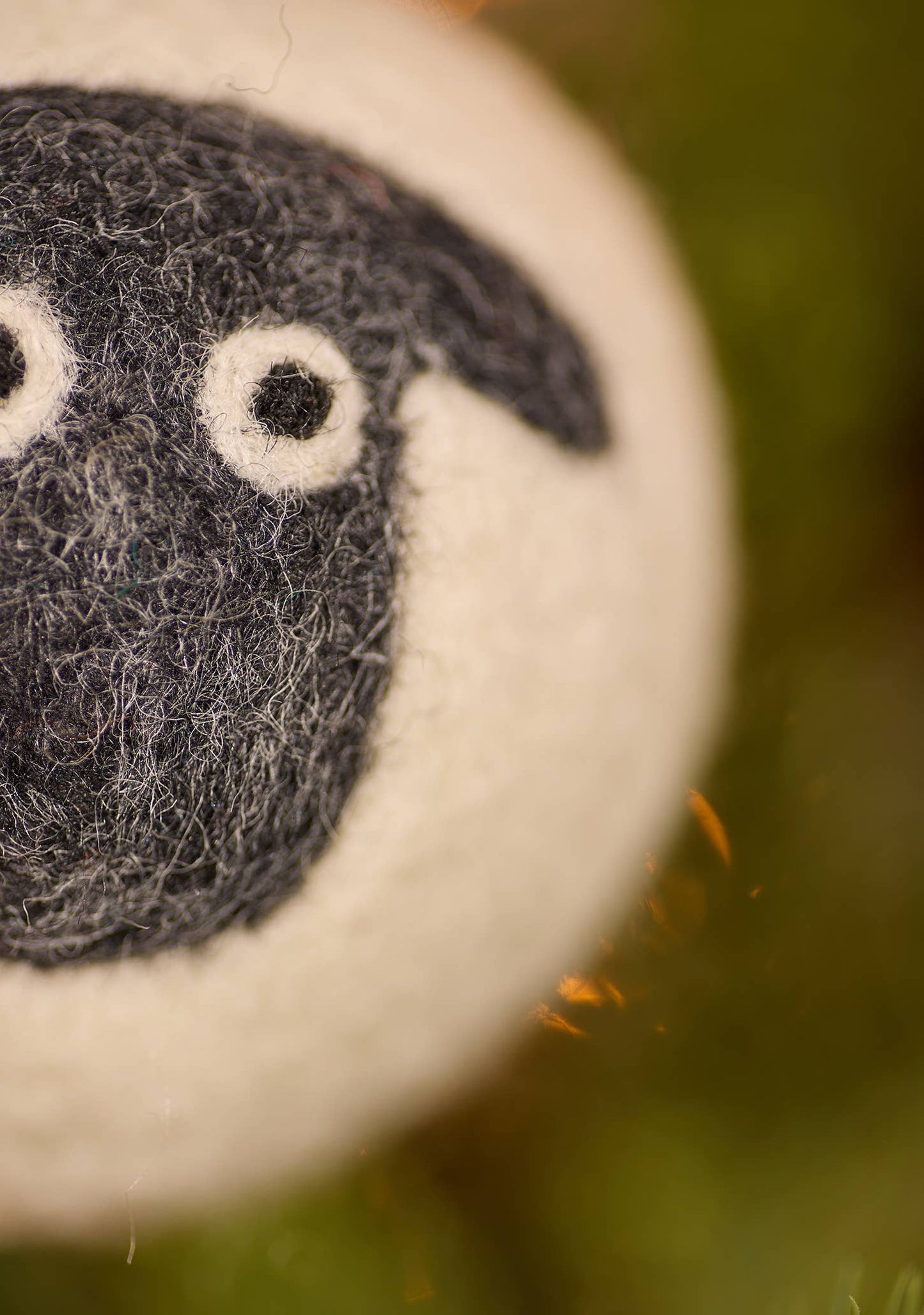 Namaste - Felt Sheep Bauble