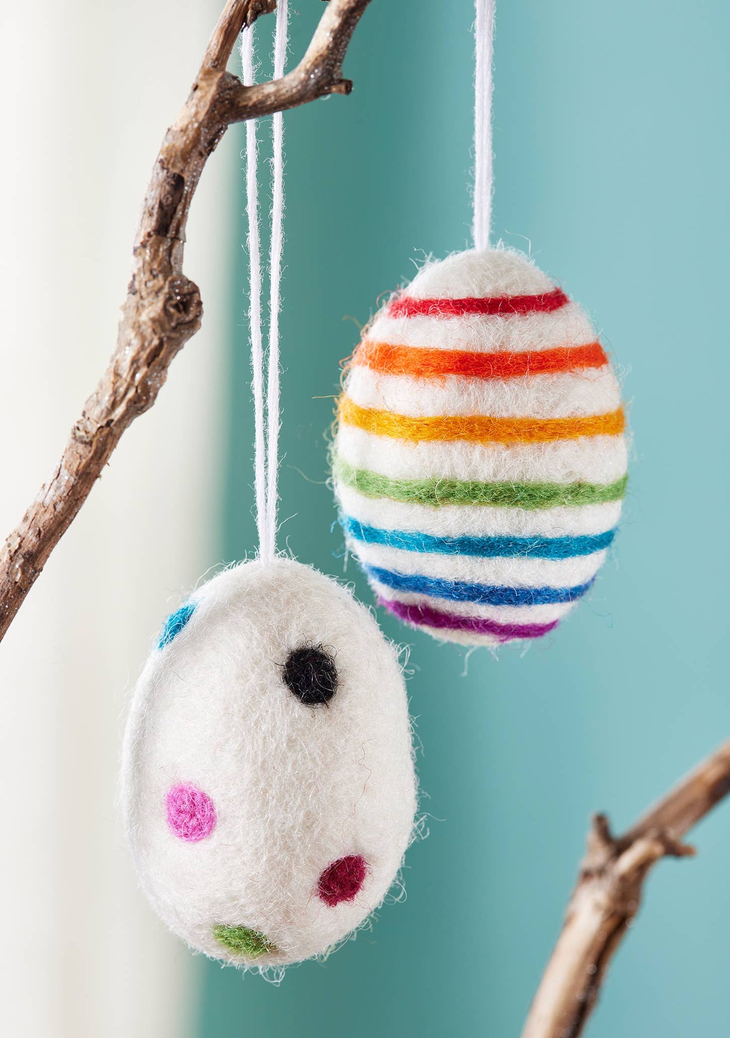 Namaste - 1Felt Rainbow Egg Decoration