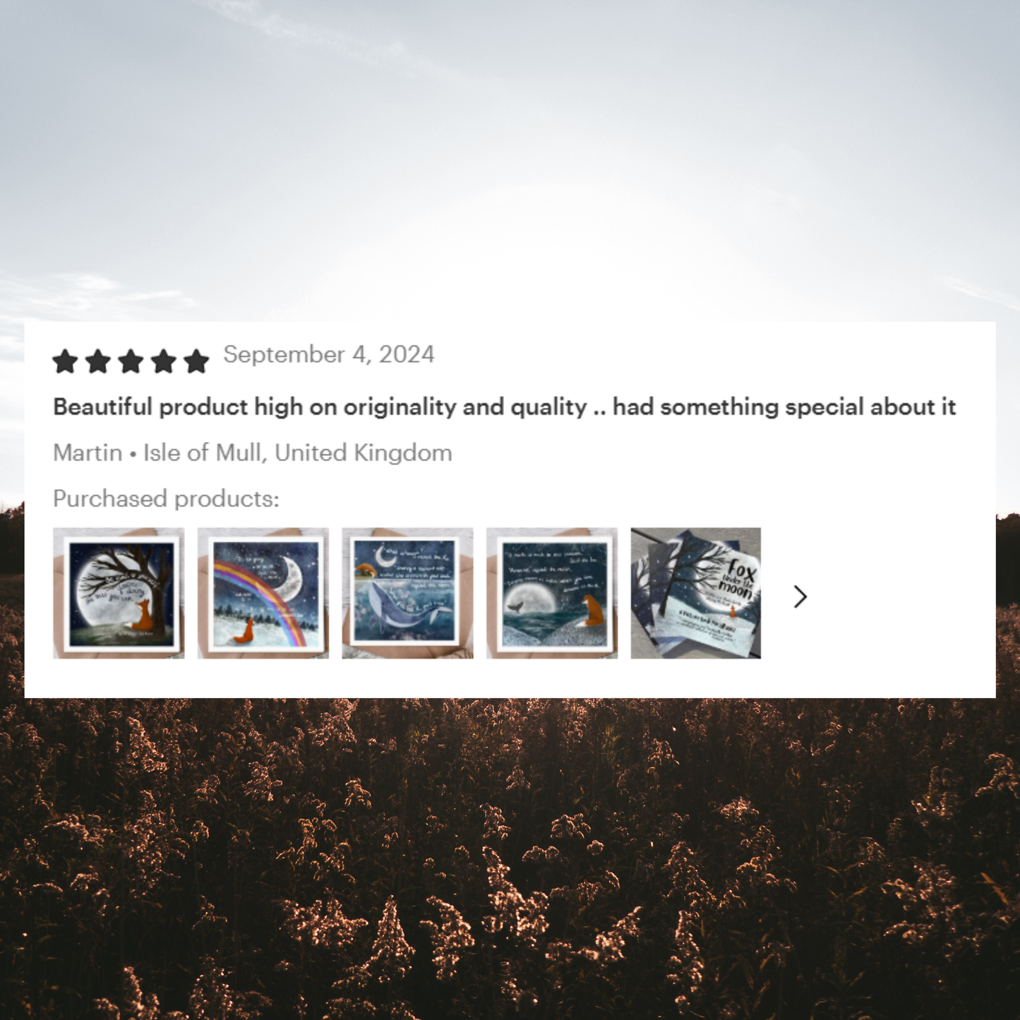 'A True Friend' - Greeting Card by Fox Under The Moon