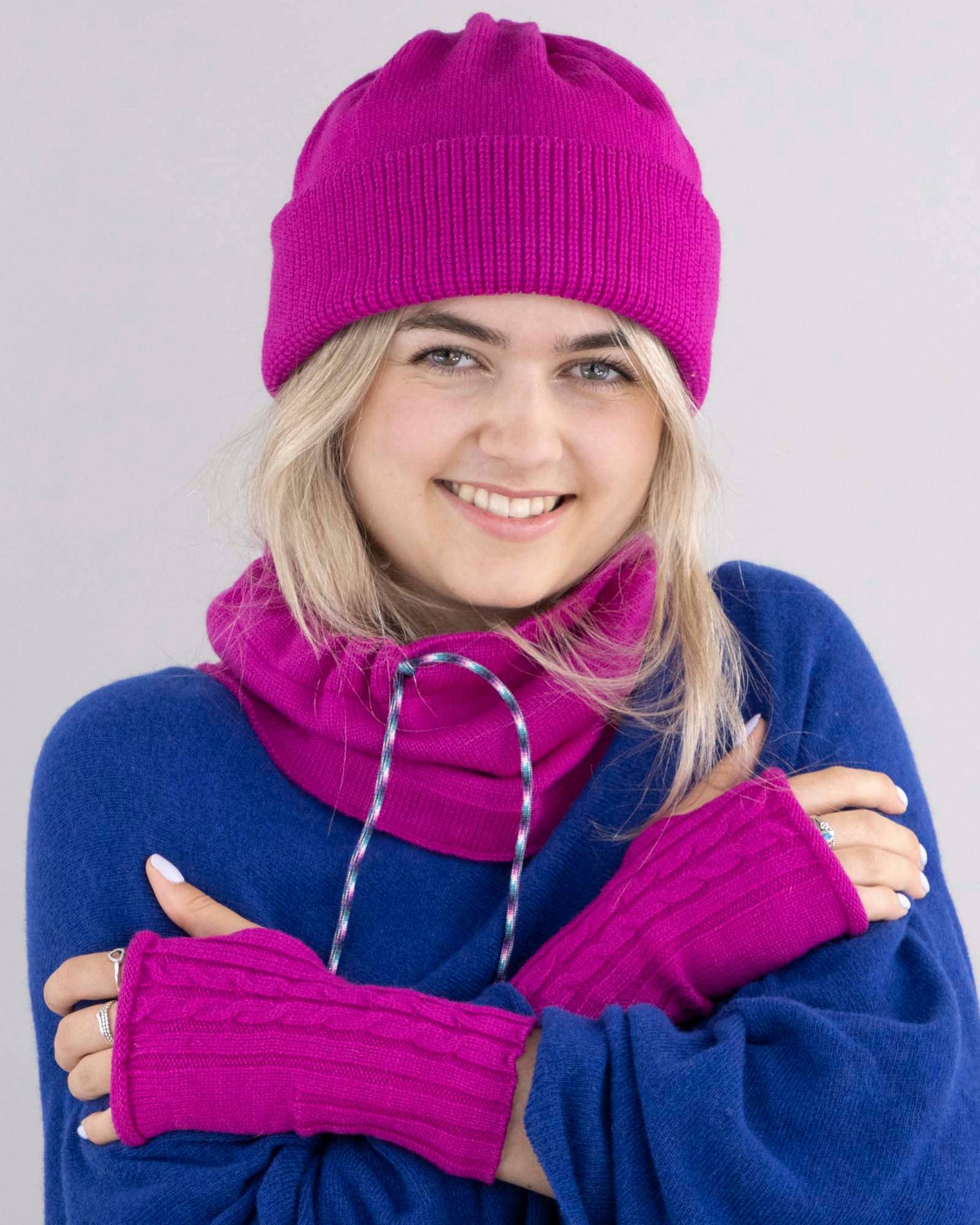 Cadenza Italy Ltd - 100% Merino Wool Fisherman's Rib Hat