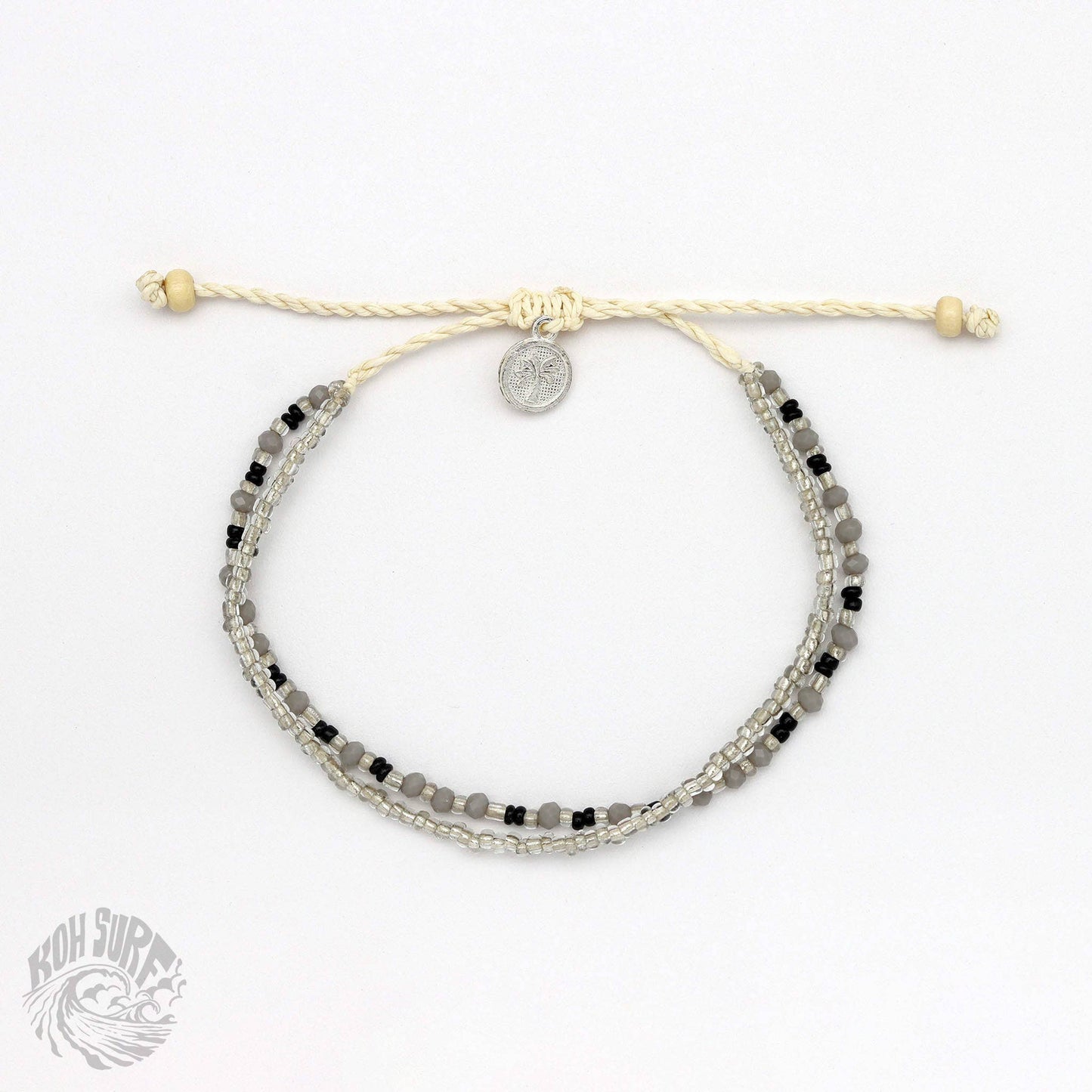 Pineapple Island -  Kanawa Beach Beaded Bracelet, Surf Bracelet by Koh Surf : Aqua PAL-146