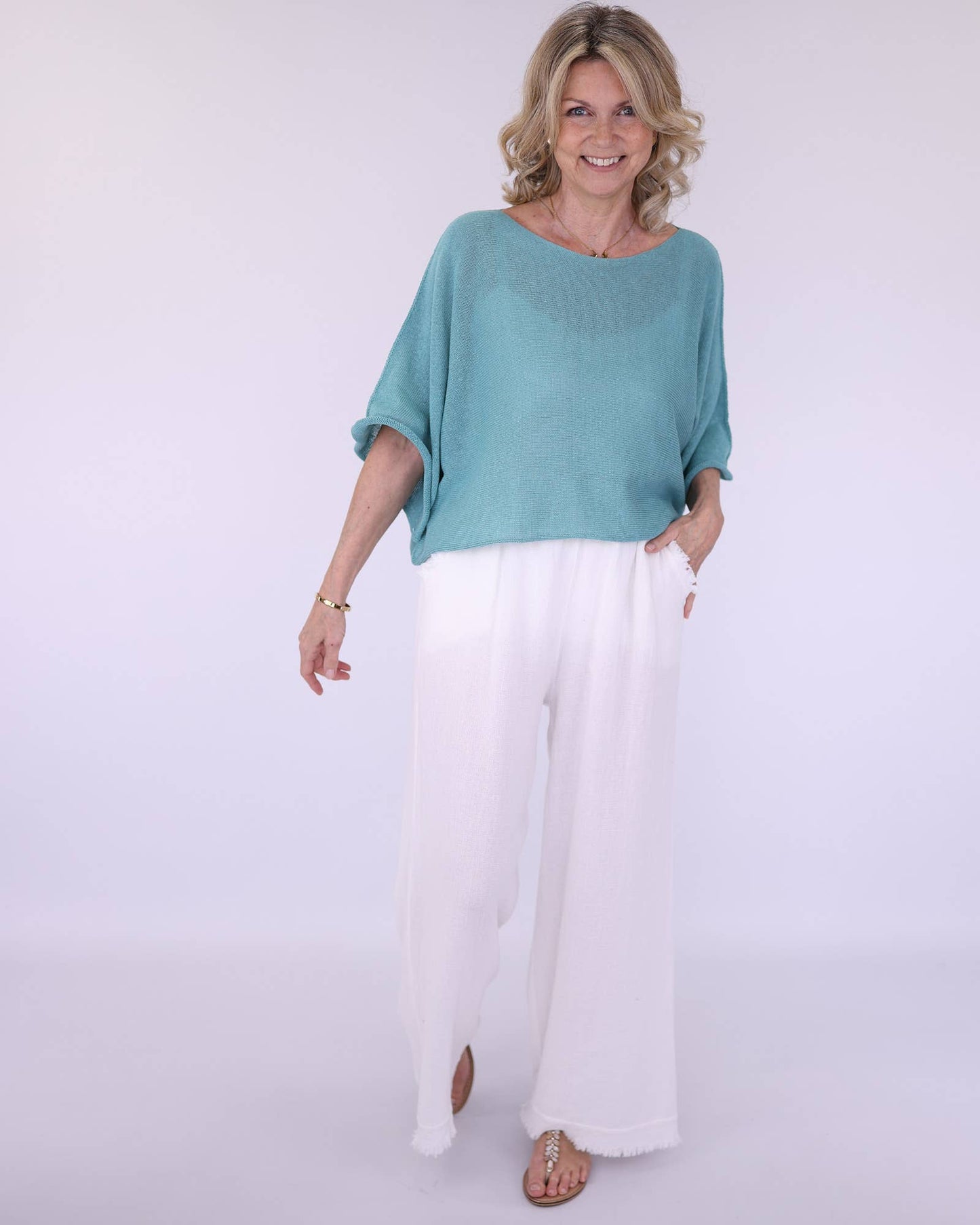 Cadenza - Linen and Cotton Blend Trousers