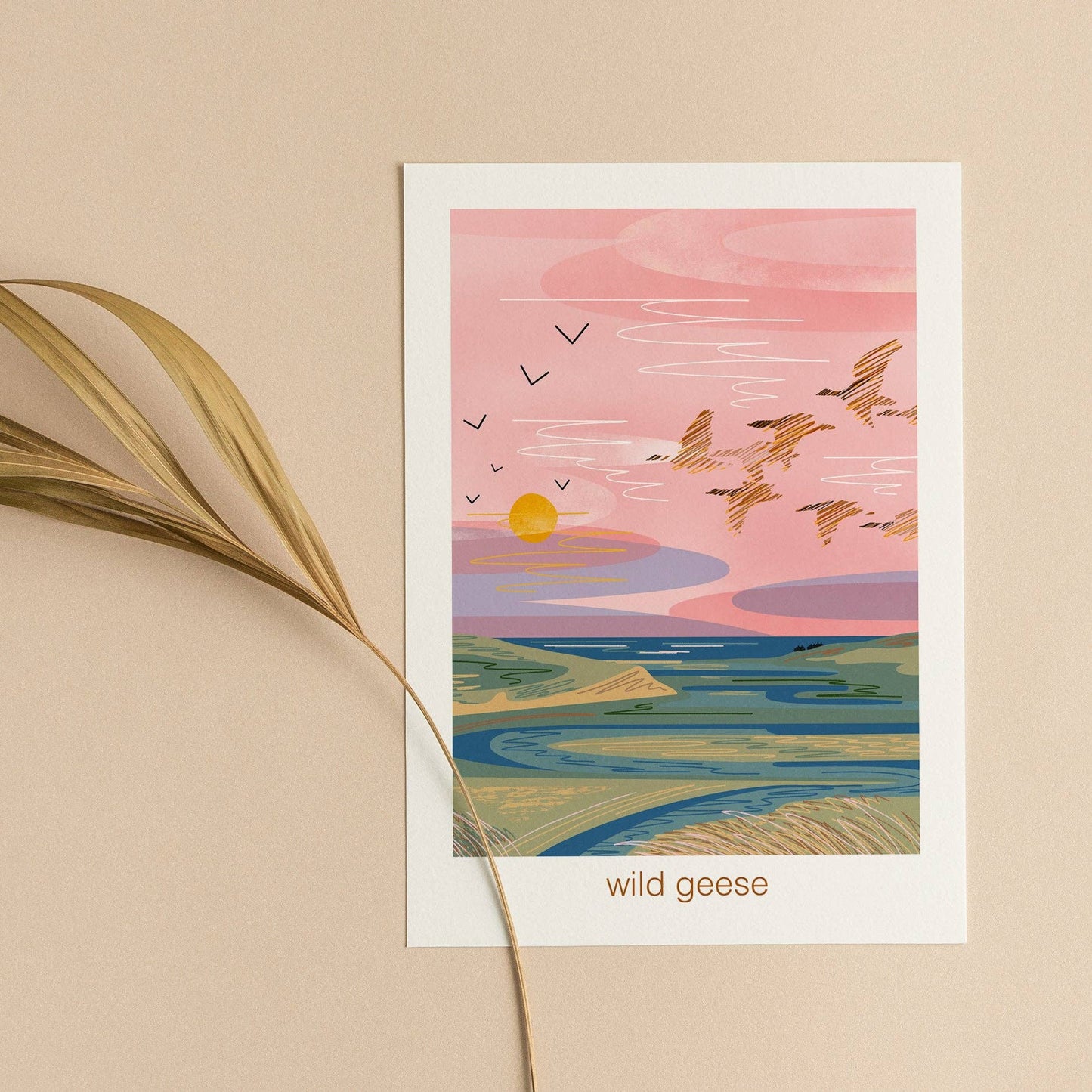 Wild Geese Greeting Card