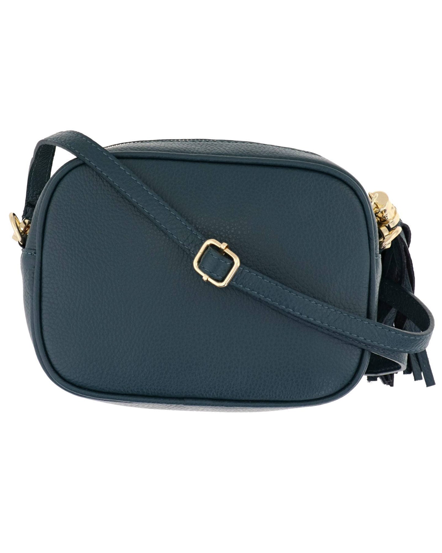 Cadenza Italy Ltd - - Tassle Crossbody Leather Camera Bag