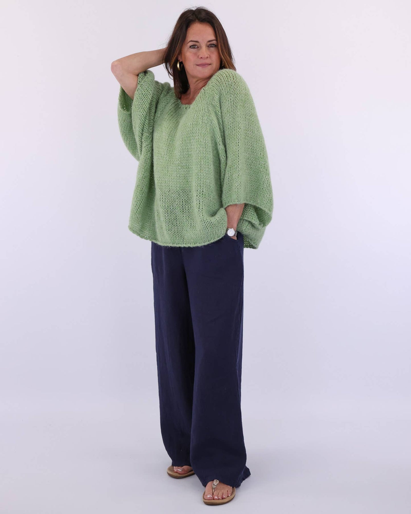 Cadenza Italy Ltd - Alpaca Blend Swing Jumper