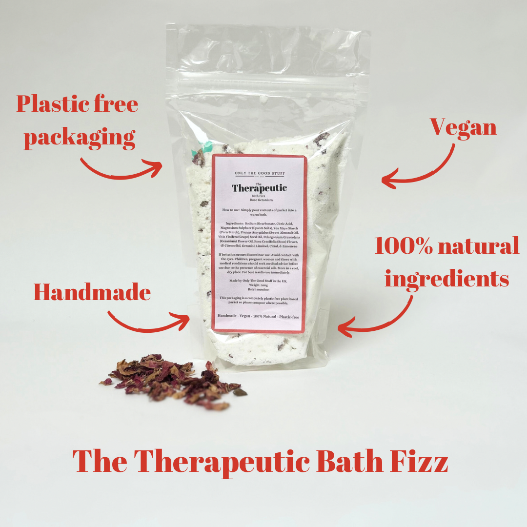 Only The Good Stuff - Bath Fizz Pouch- Natural & Plastic free