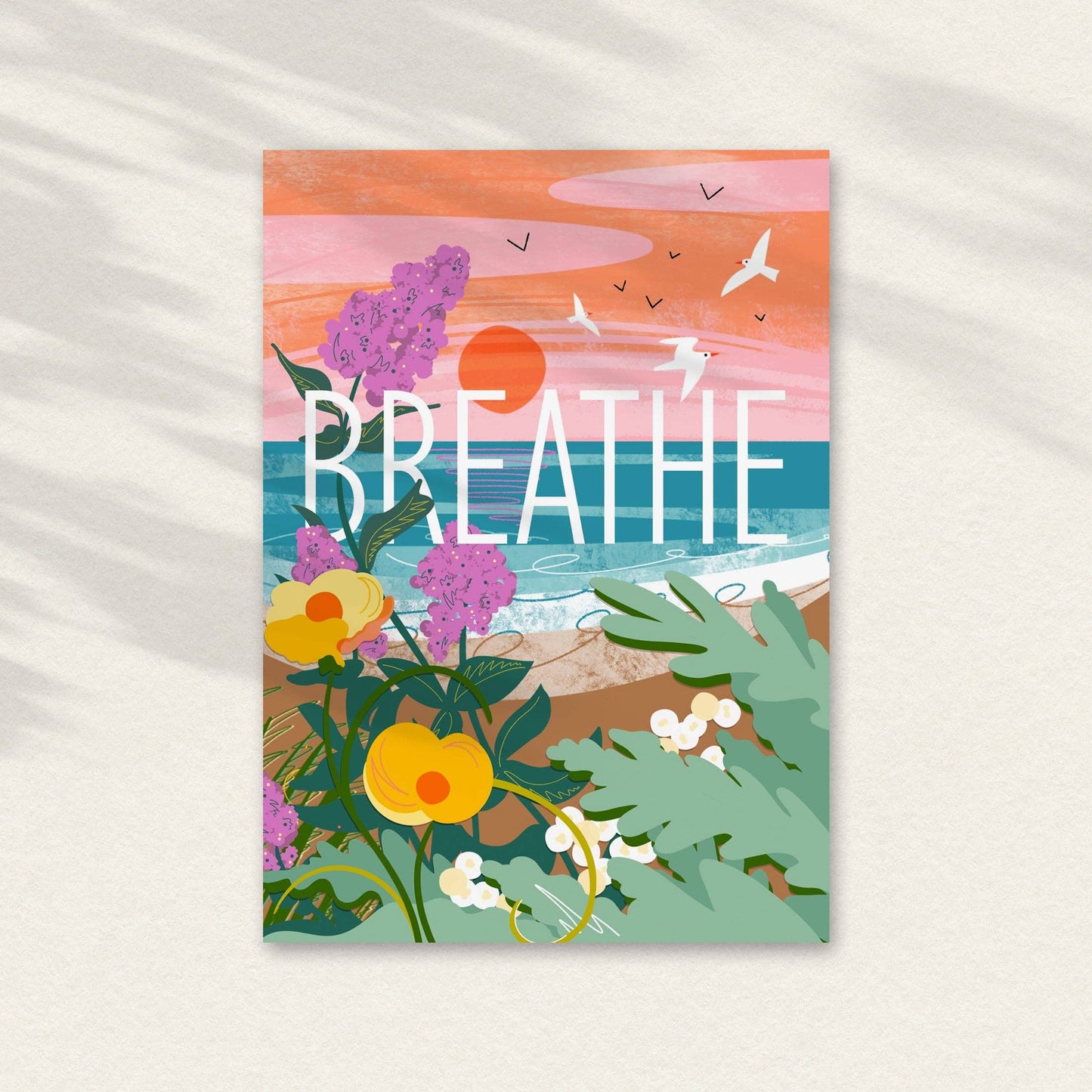 Breathe Greeting Card