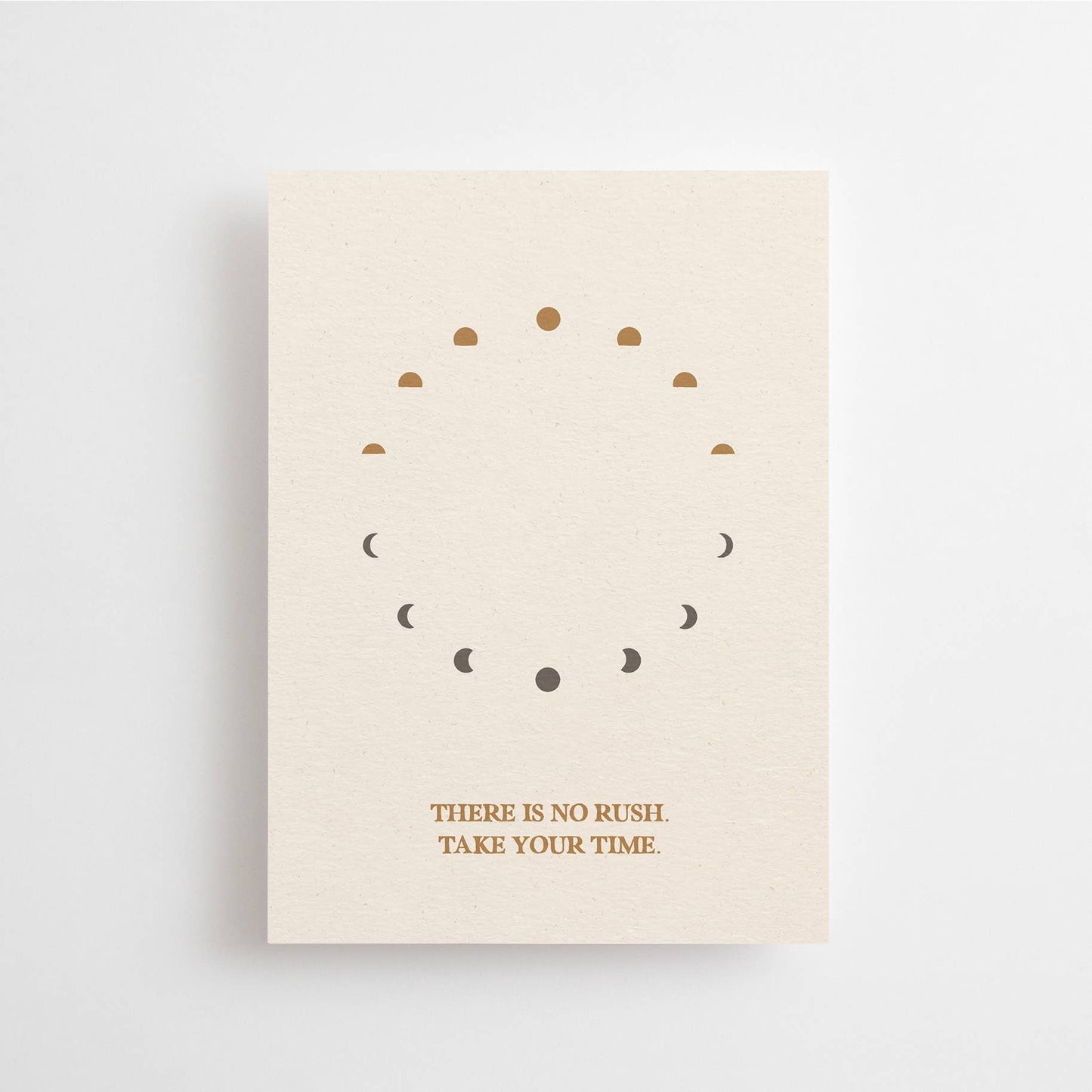 Anna Cosma - THERE IS NO RUSH. TAKE YOUR TIME MINI CARD