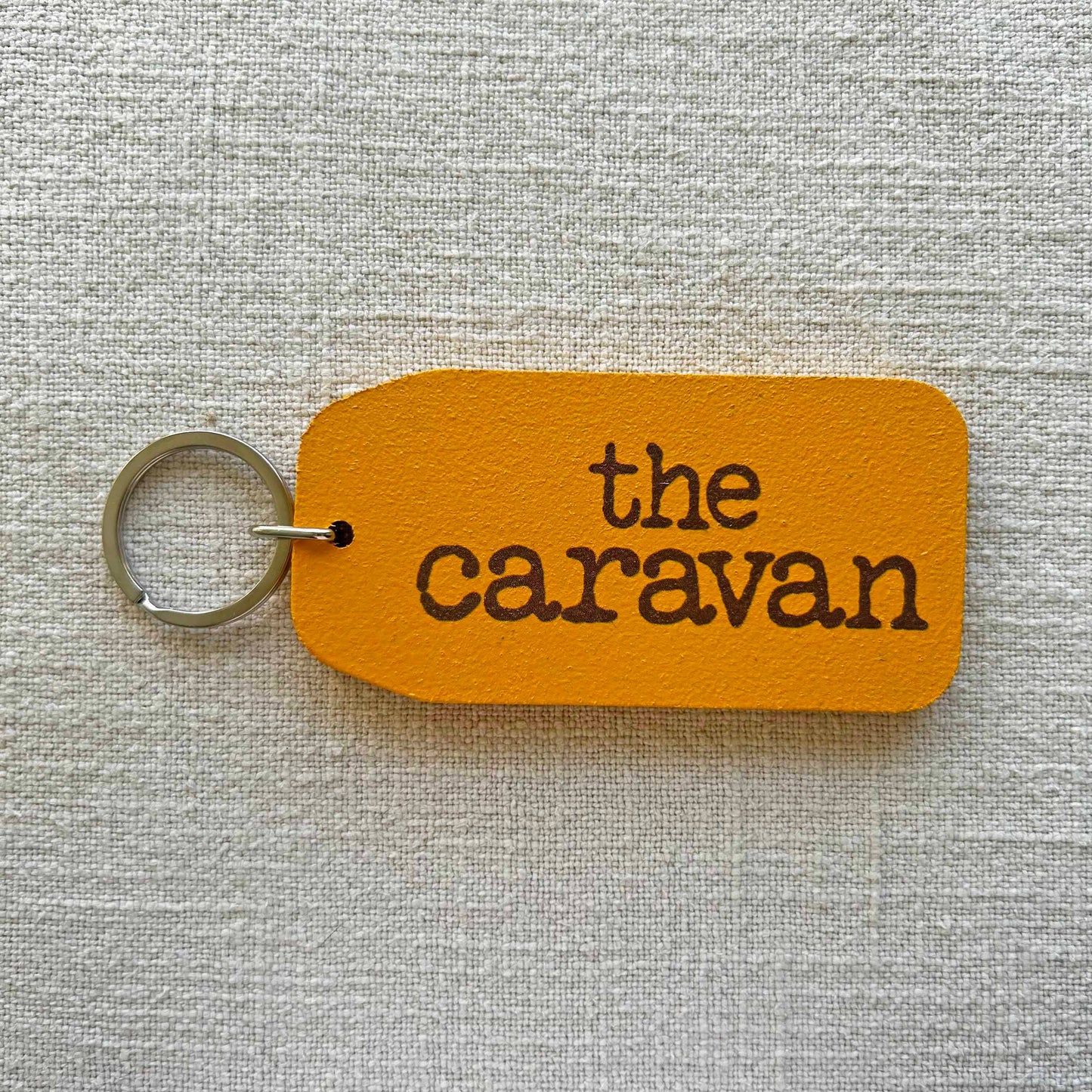 The Wooden Postcard Company - THE CARAVAN Wooden Key Tag