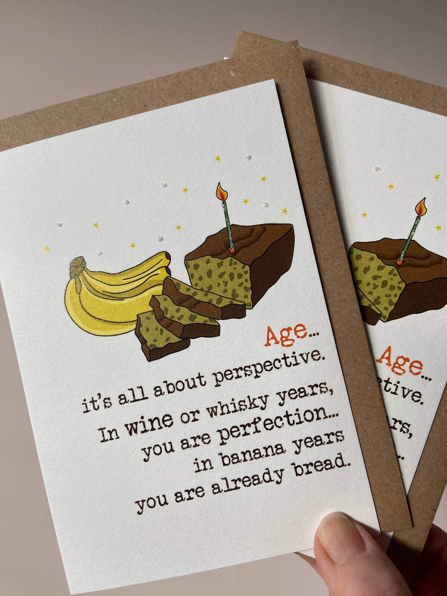 Banana Bread - Humorous Greetings Card