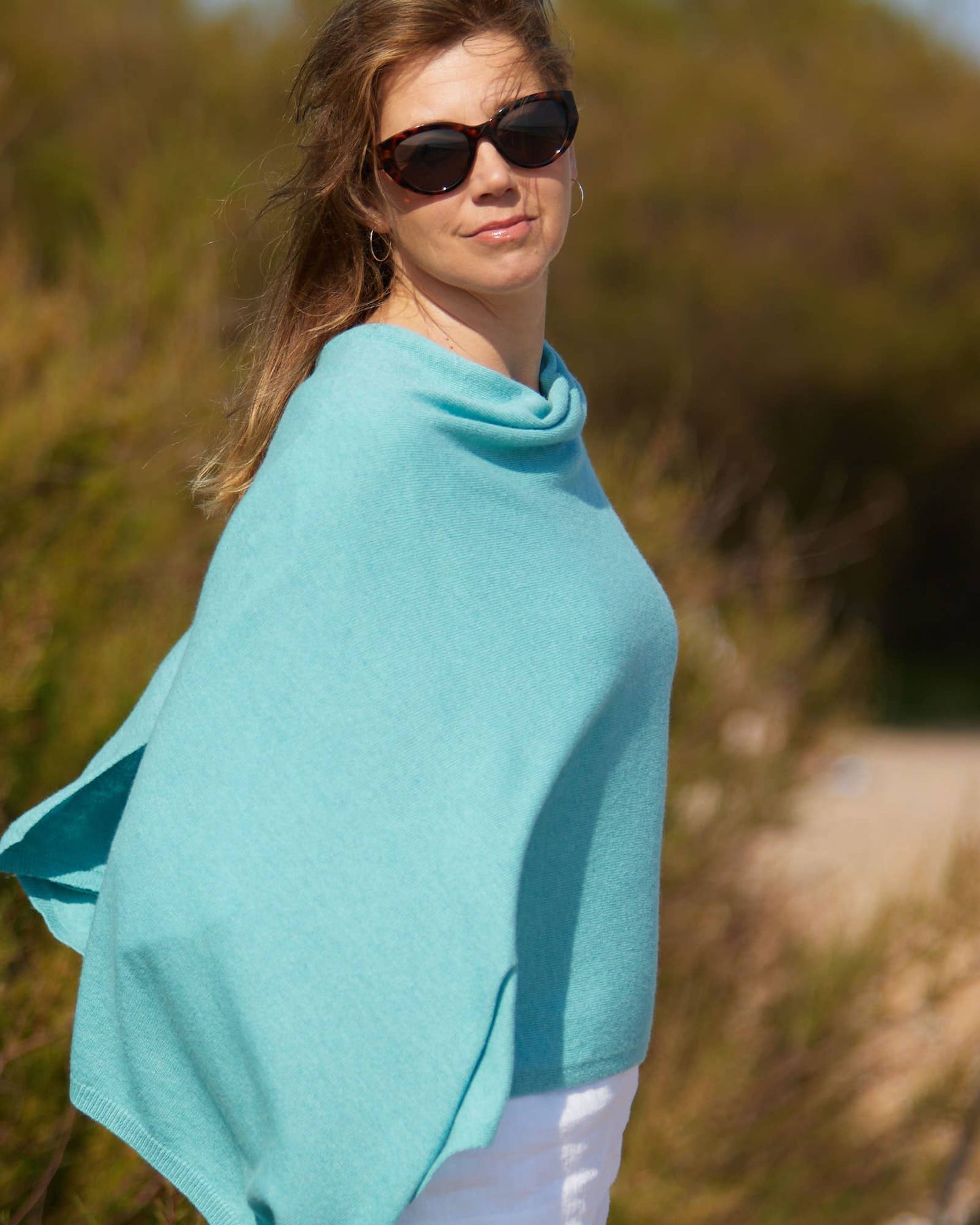 Cadenza Italy Ltd - Classic Cashmere Blend Poncho