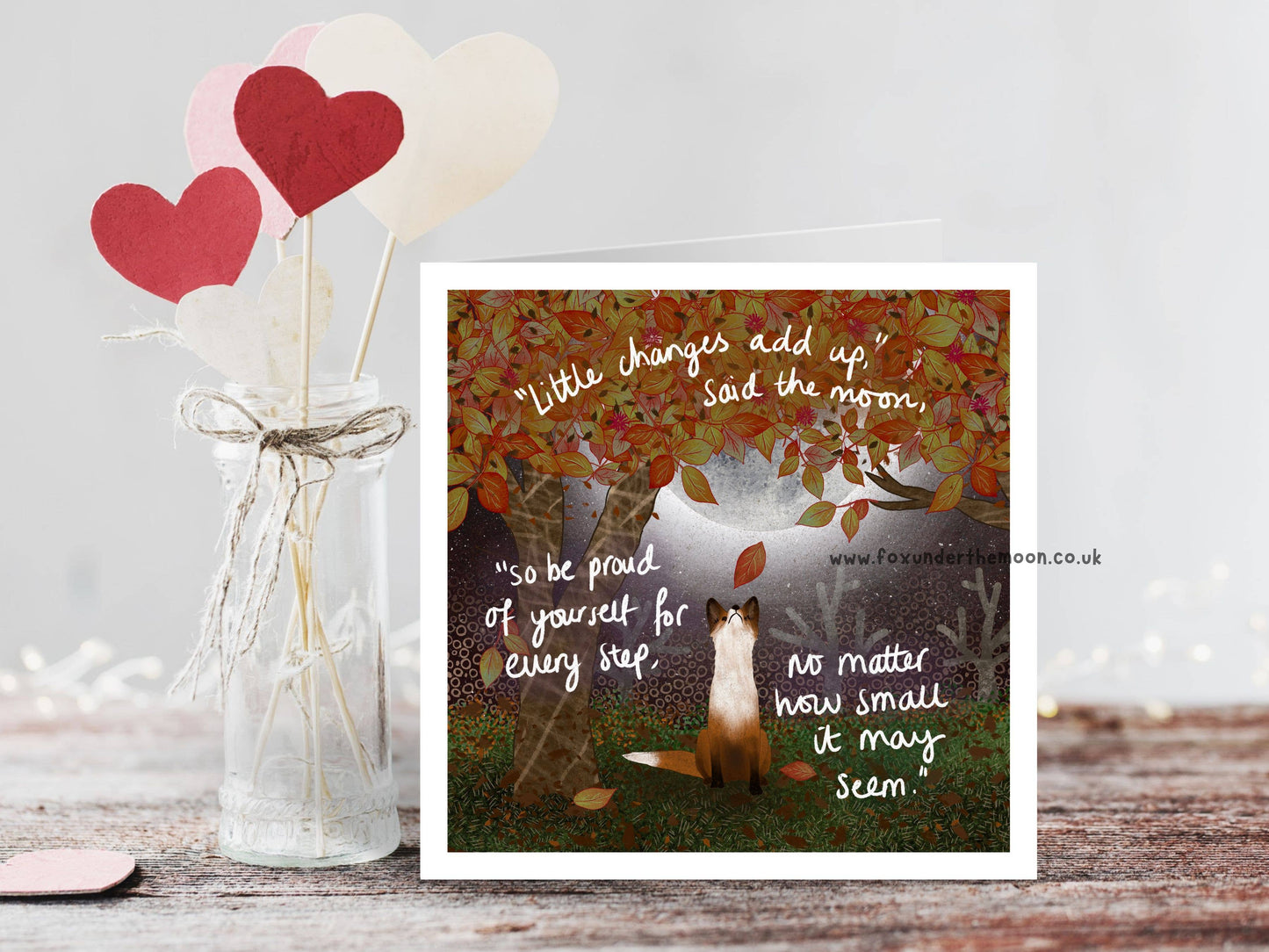 'Changes' - Greeting Card by Fox Under The Moon