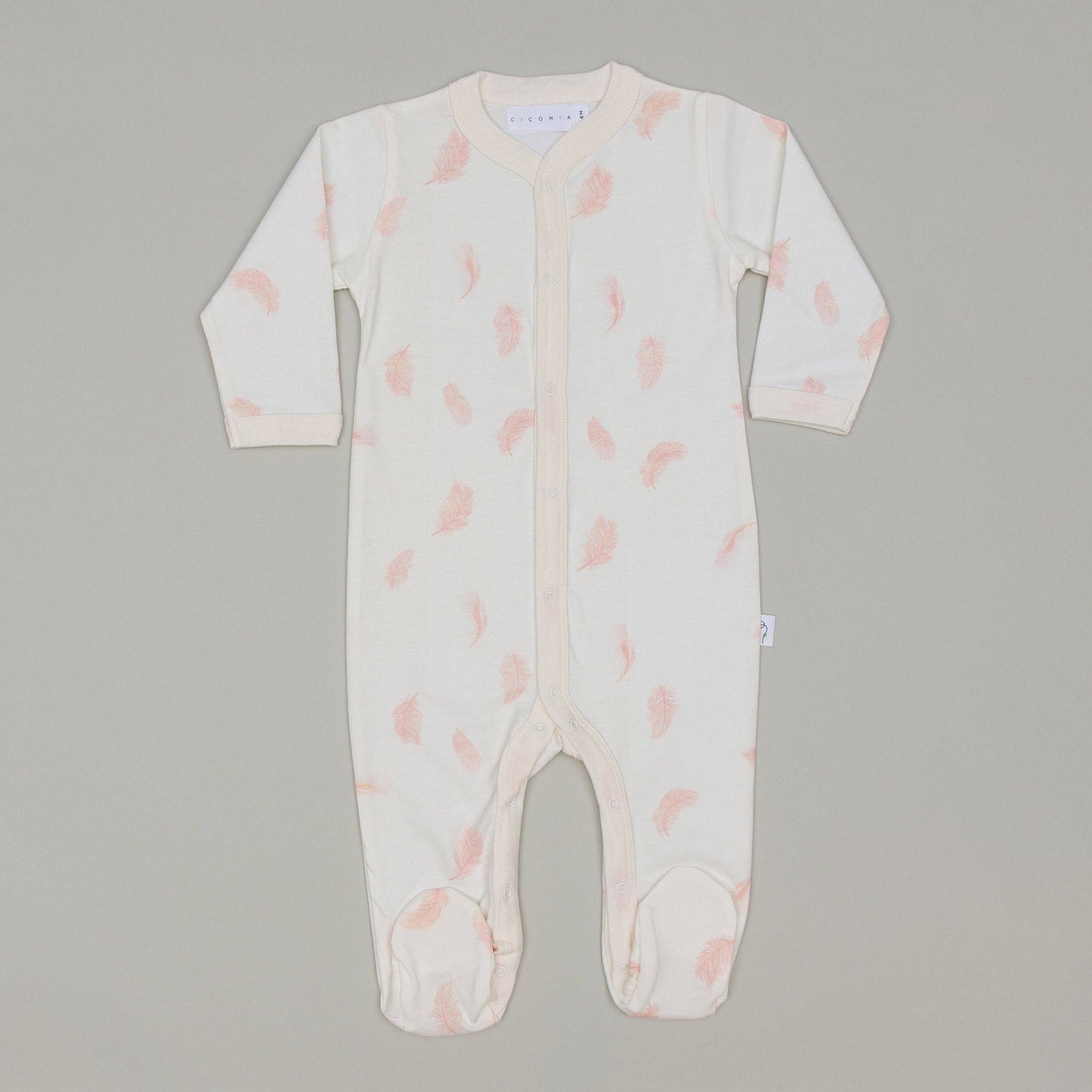 Ciconia Organics Falling Feather Sleepsuit