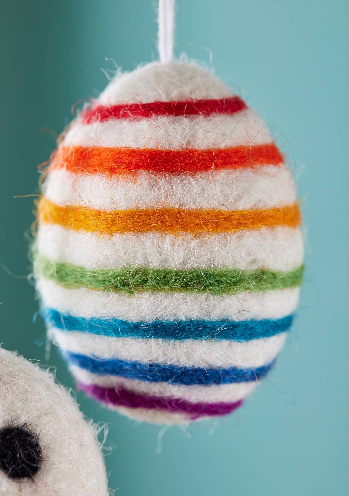 Namaste - 1Felt Rainbow Egg Decoration