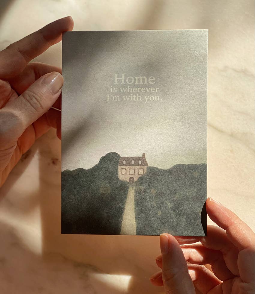 Anna Cosma - HOME IS WHEREVER I'M WITH YOU POSTCARD