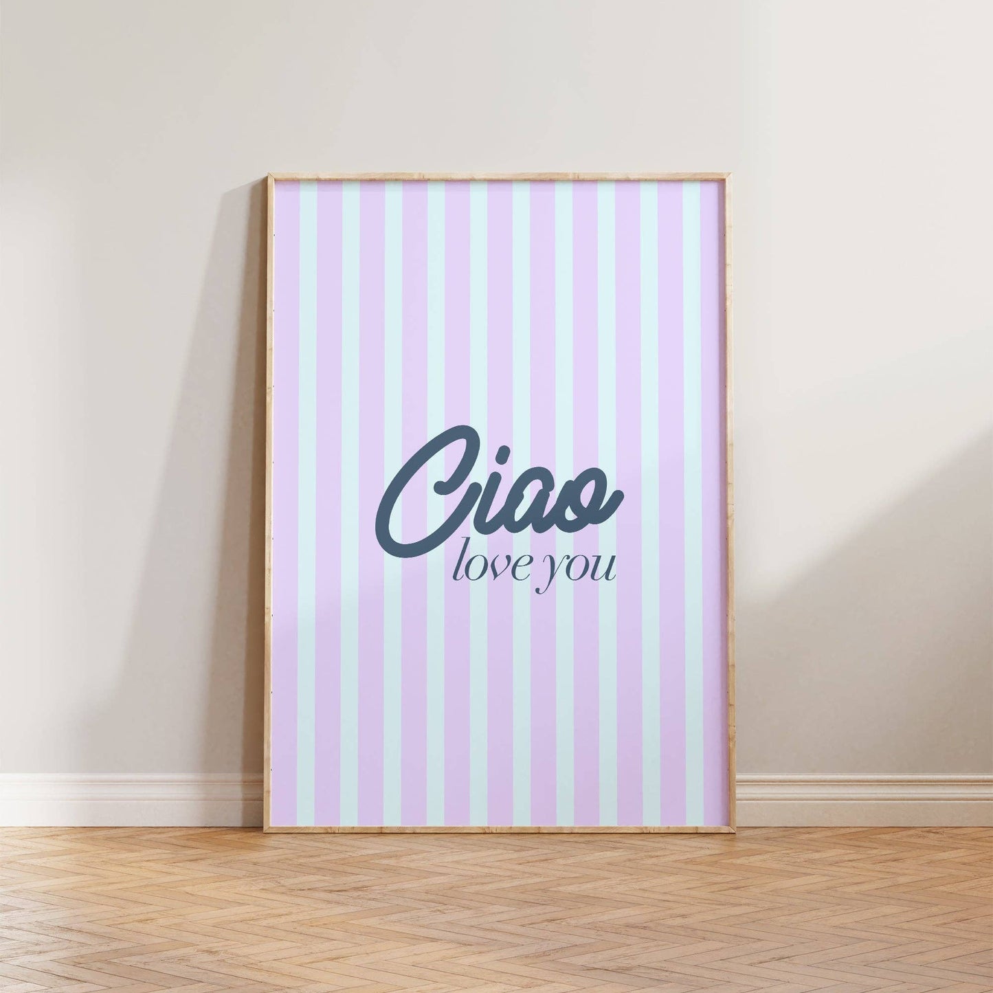 Lune Club - Ciao Love You Hallway Stripe Print