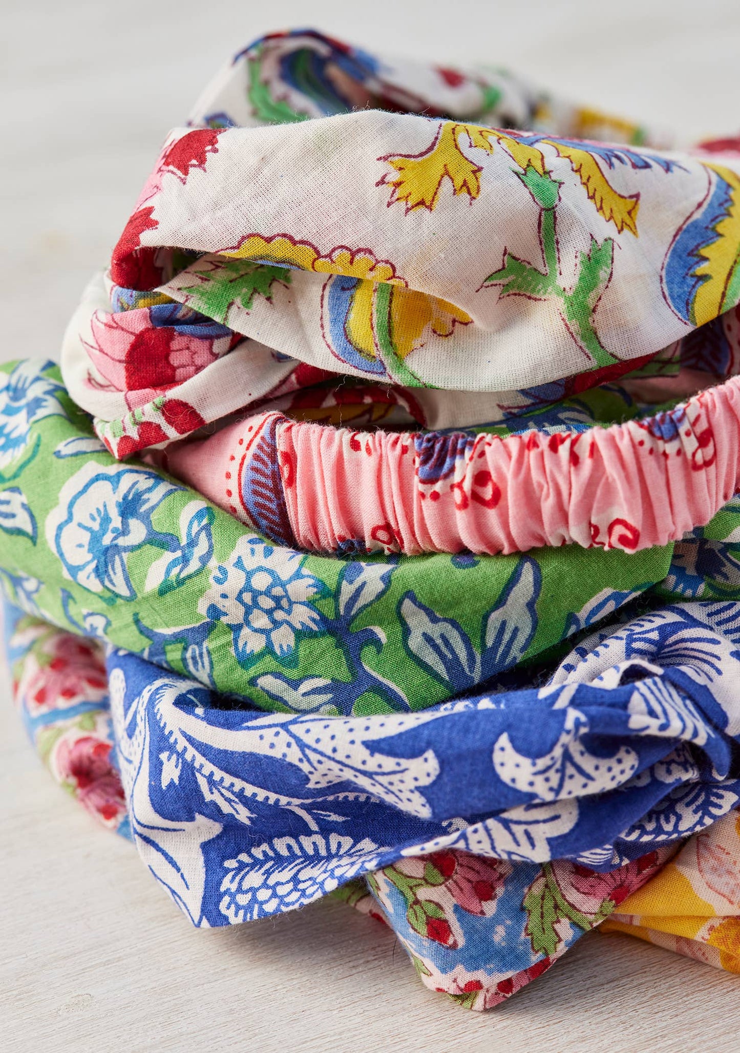 Namaste - Block Print Knot Hairband - Mixed Prints