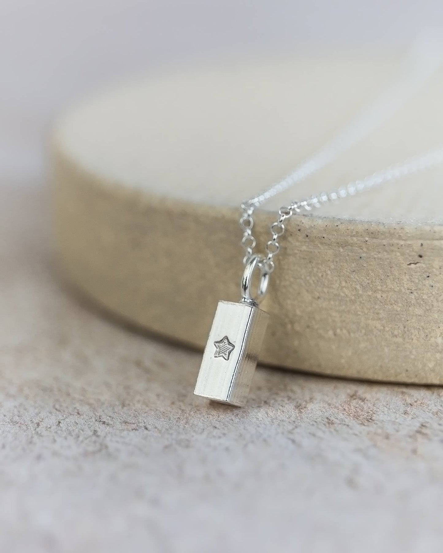 Lucy Kemp - Sterling Silver Ingot Pendant - Small