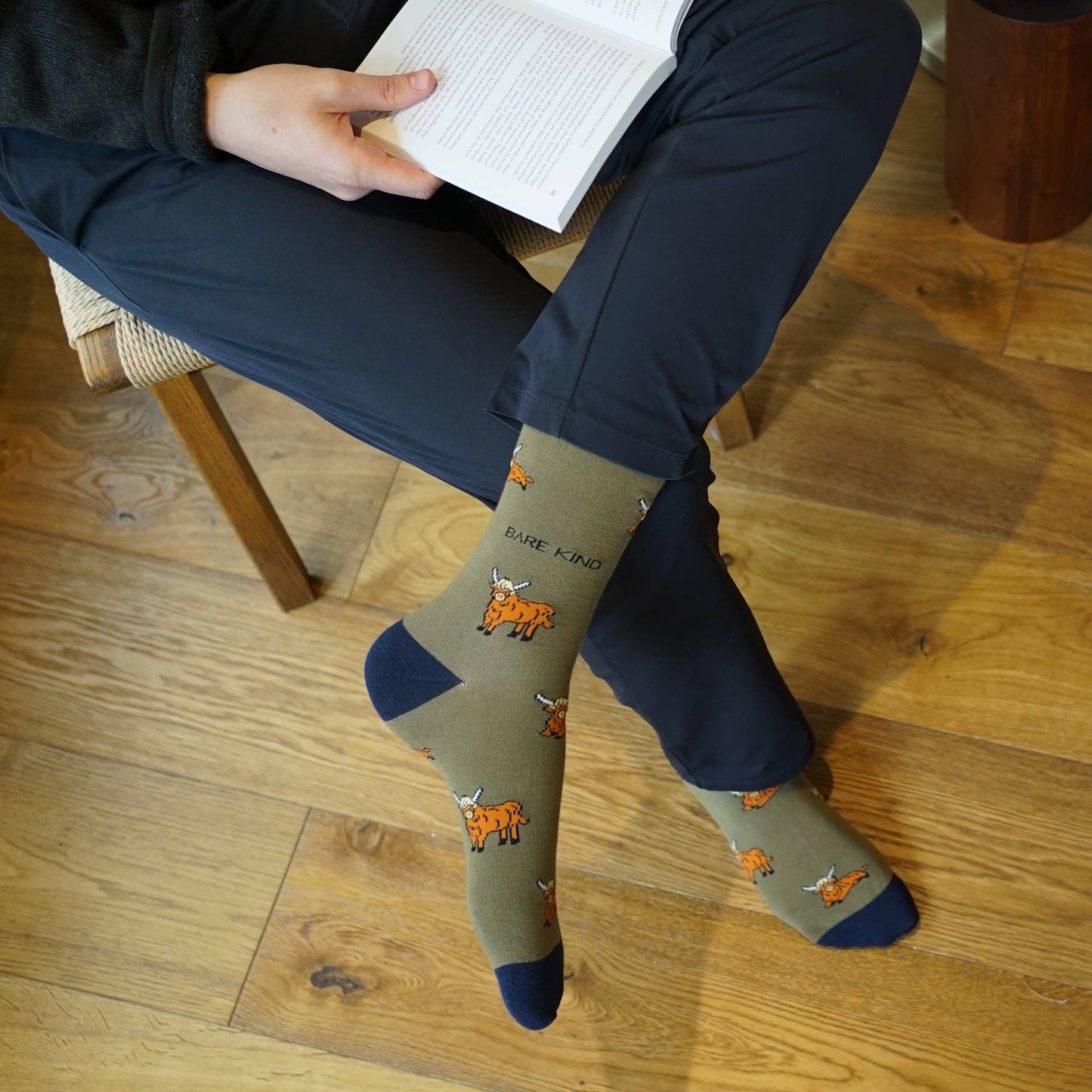 Bare Kind - Highland Cow Socks