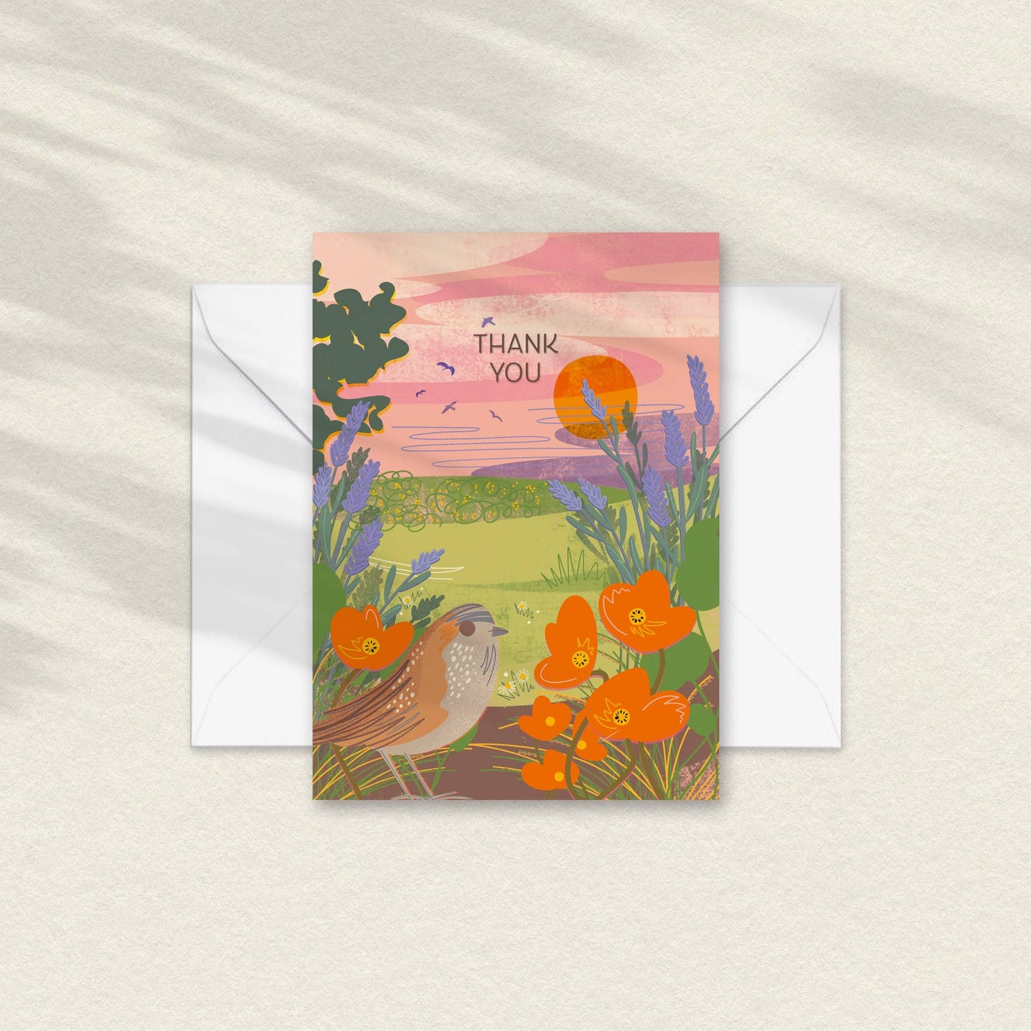 Mini card - Thank You Summer Haze