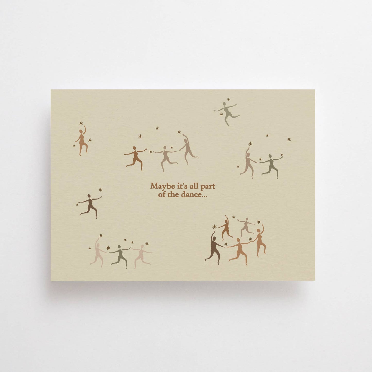 Anna Cosma - MAYBE IT'S ALL PART OF THE DANCE... POSTCARD