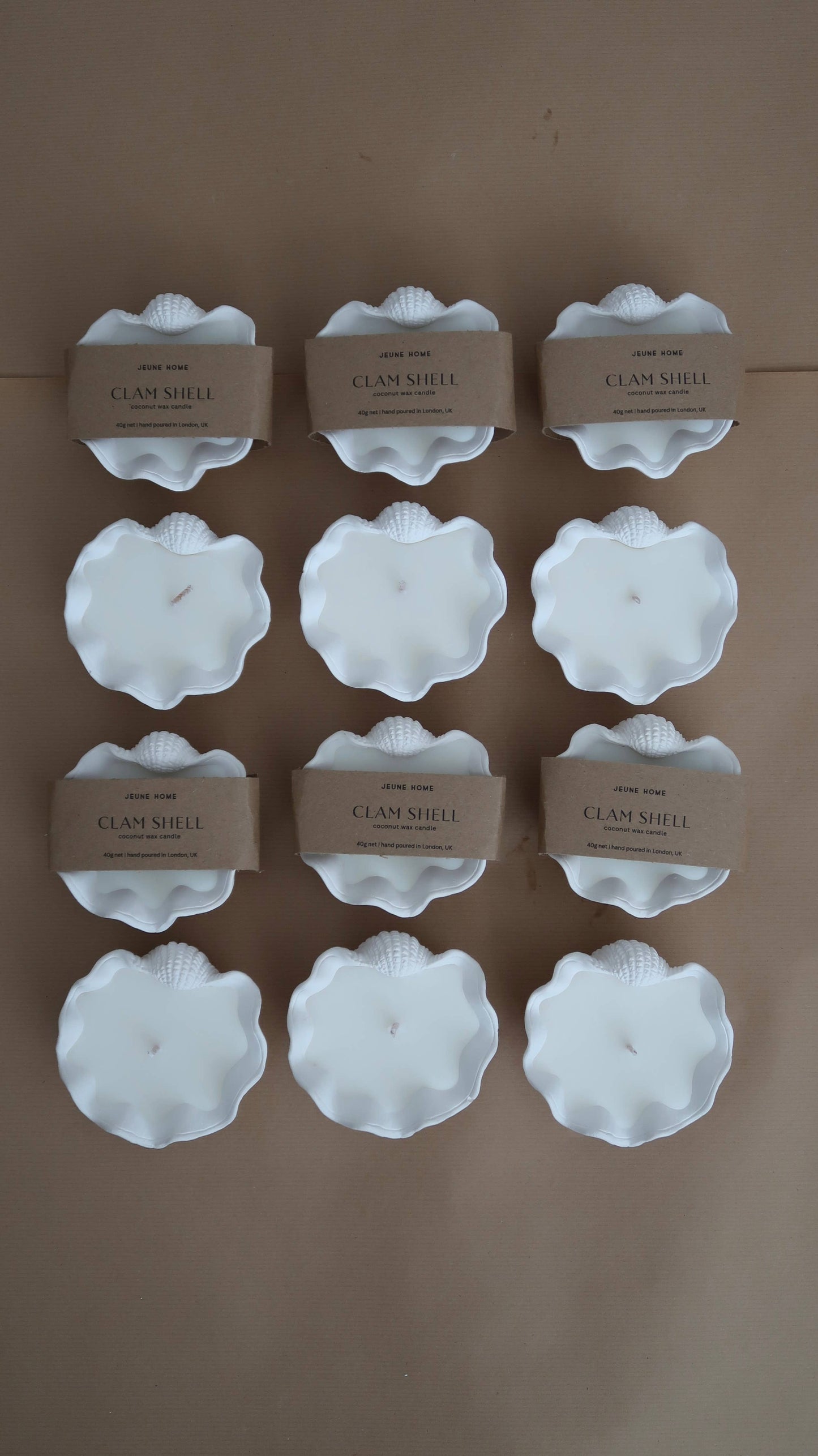 Jeune Home - Mini clam shell scented candle