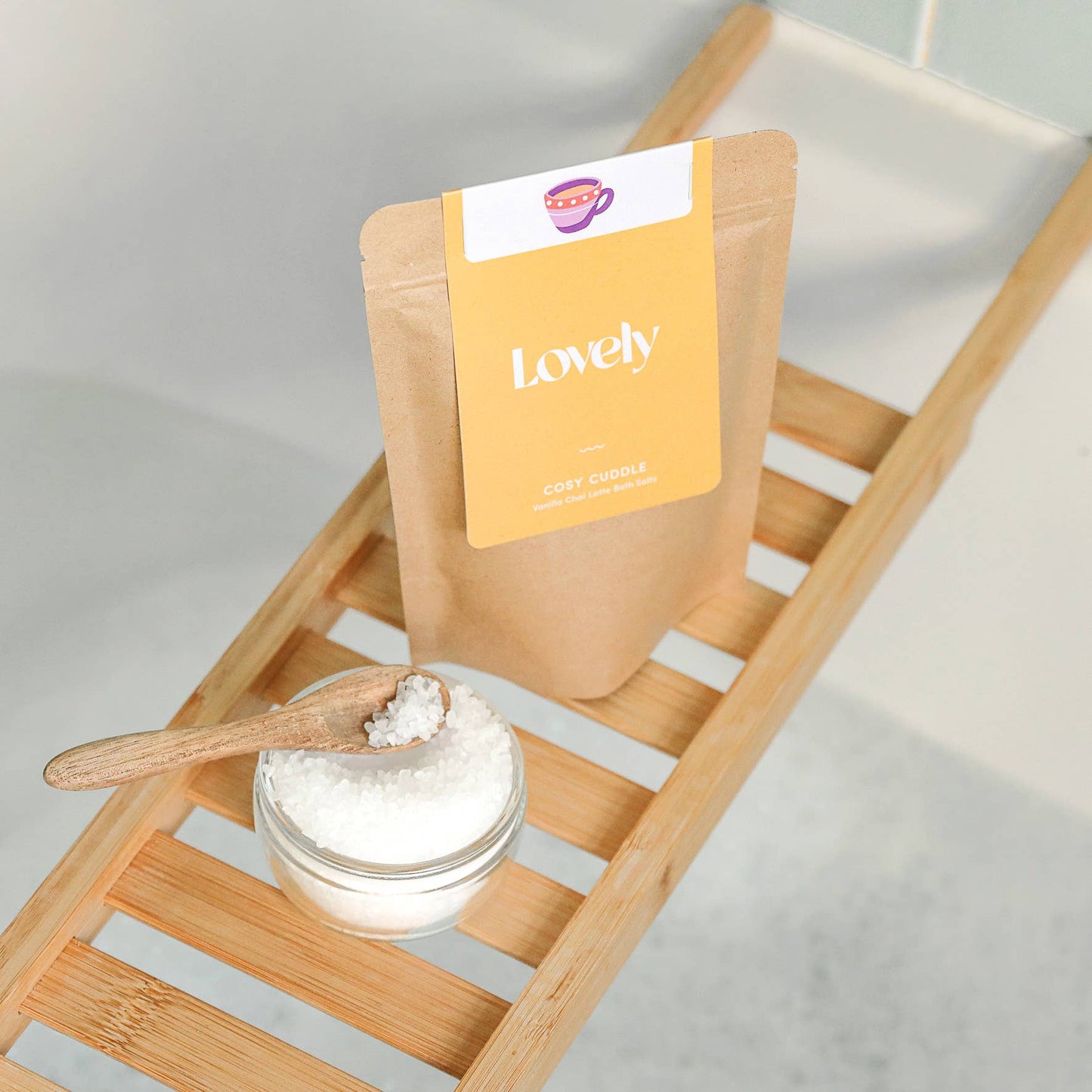 Lovely Skincare - Bath Salts - Cosy Cuddle - Vanilla Chai Latte