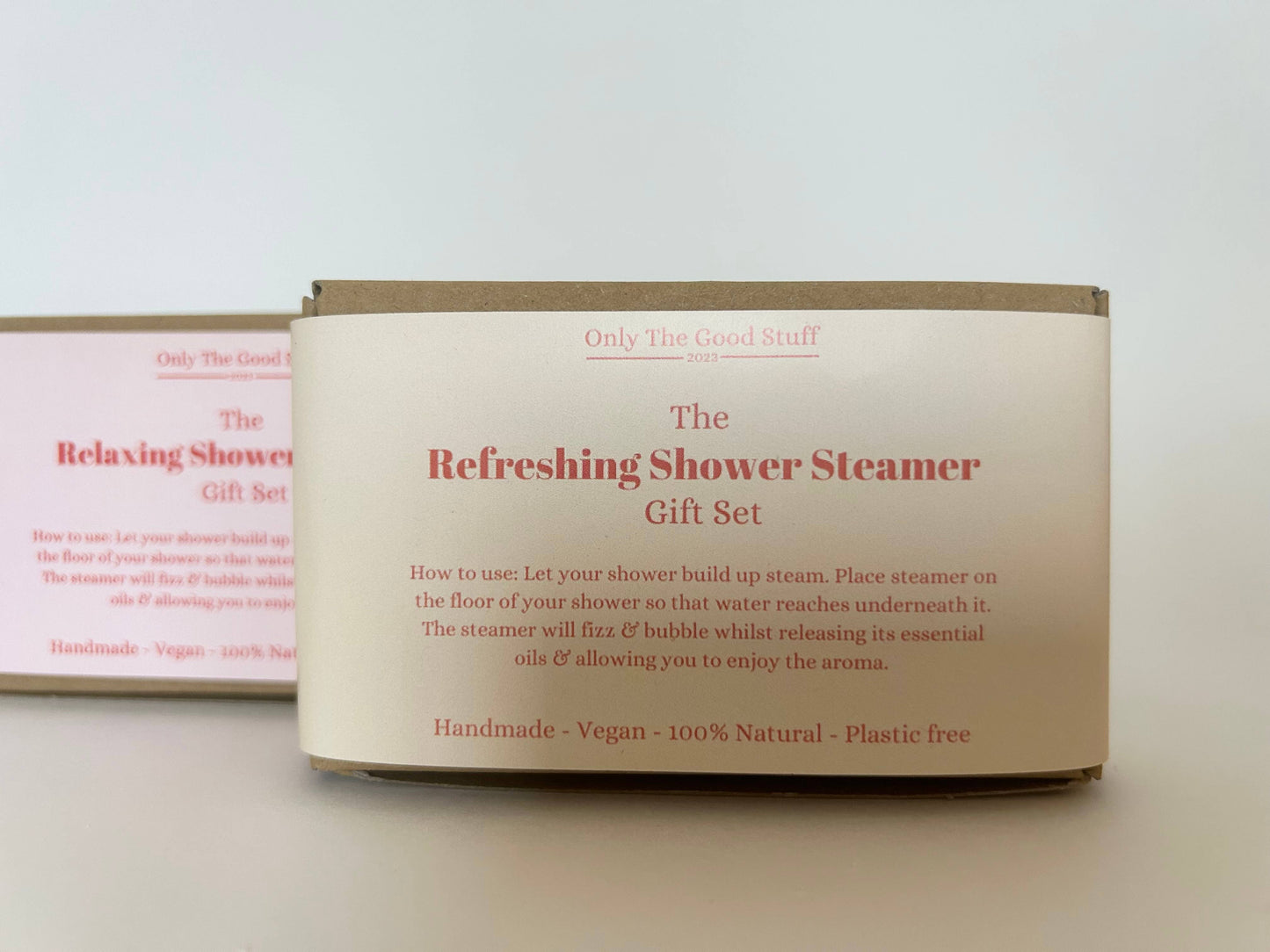 Only The Good Stuff - Two Piece Mini Shower Steamer Gift Set- Refreshing: Happy Birthday
