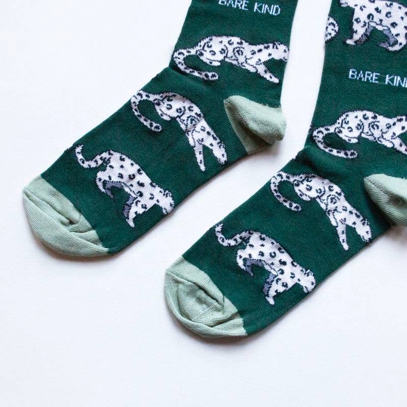 Bare Kind - Snow Leopard Socks