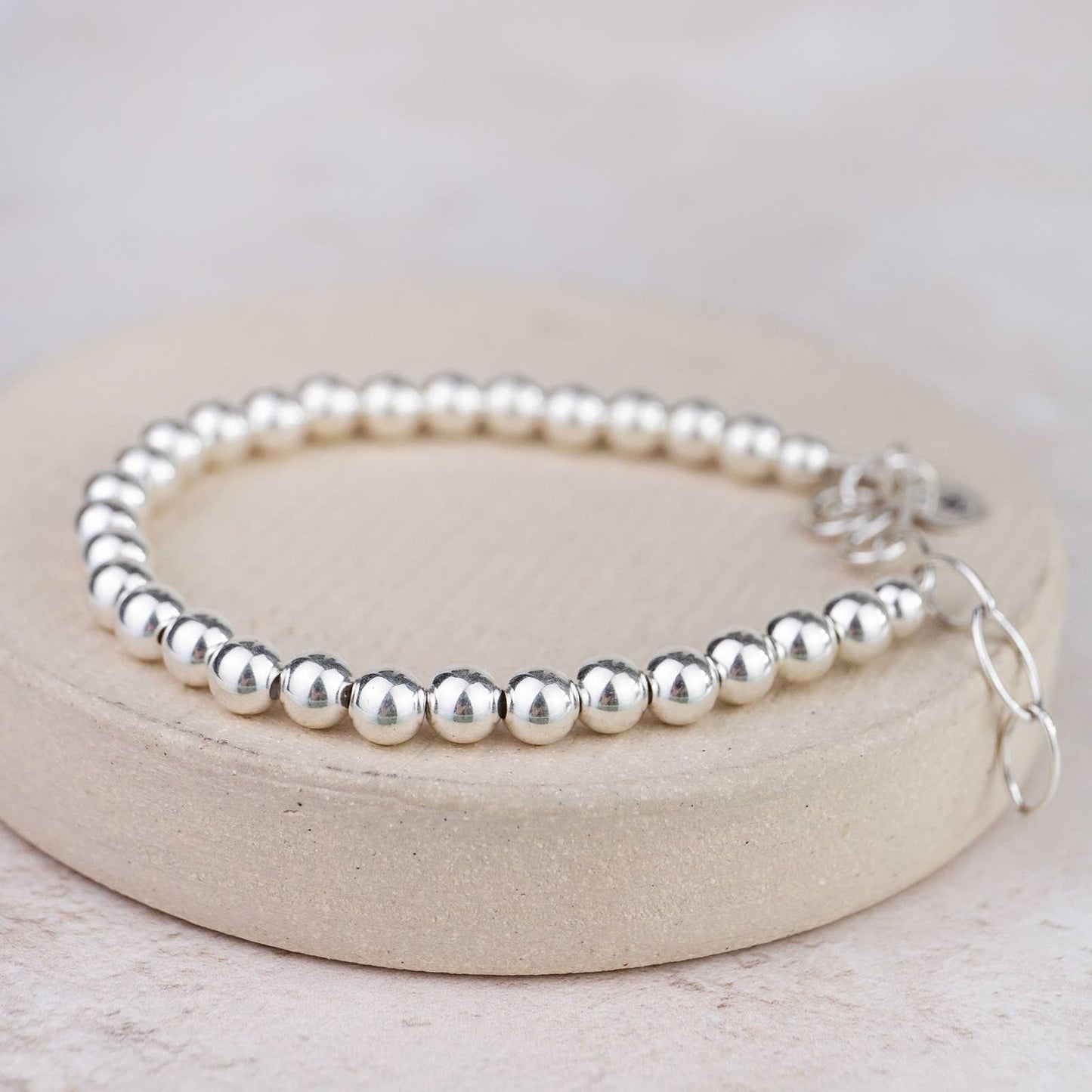 Lucy Kemp Jewellery - Sterling Silver Bead Bracelet