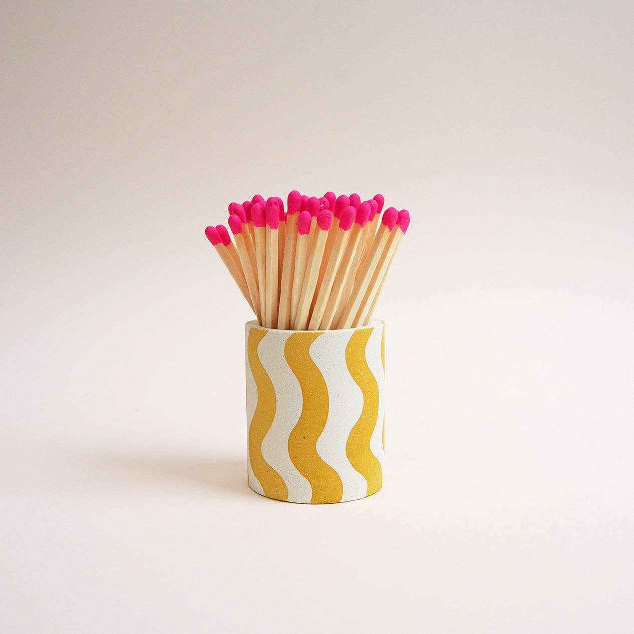 Hello Marilu Squiggles Match Stick Holders