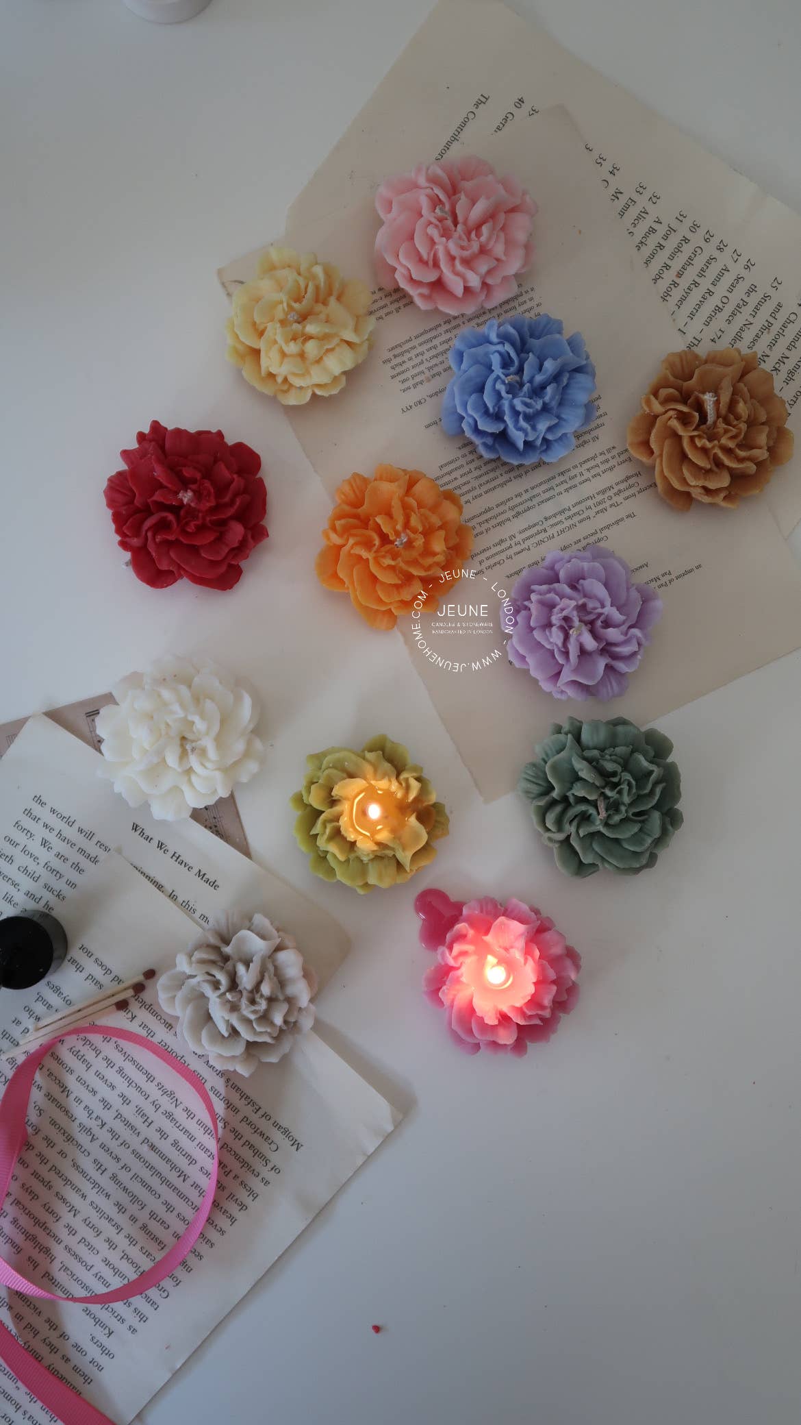 Jeune Home - Carnation blossom candle