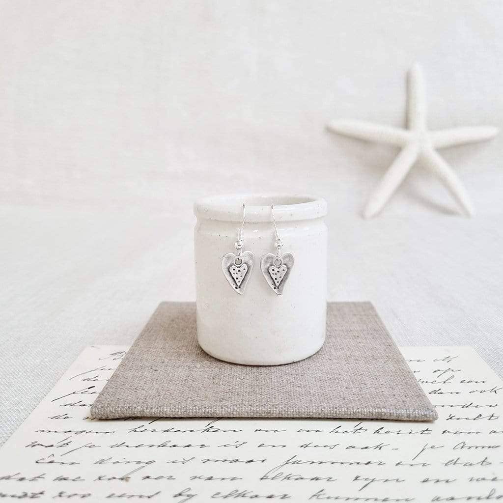 Zamsoe - Heart earrings in a Bottle.