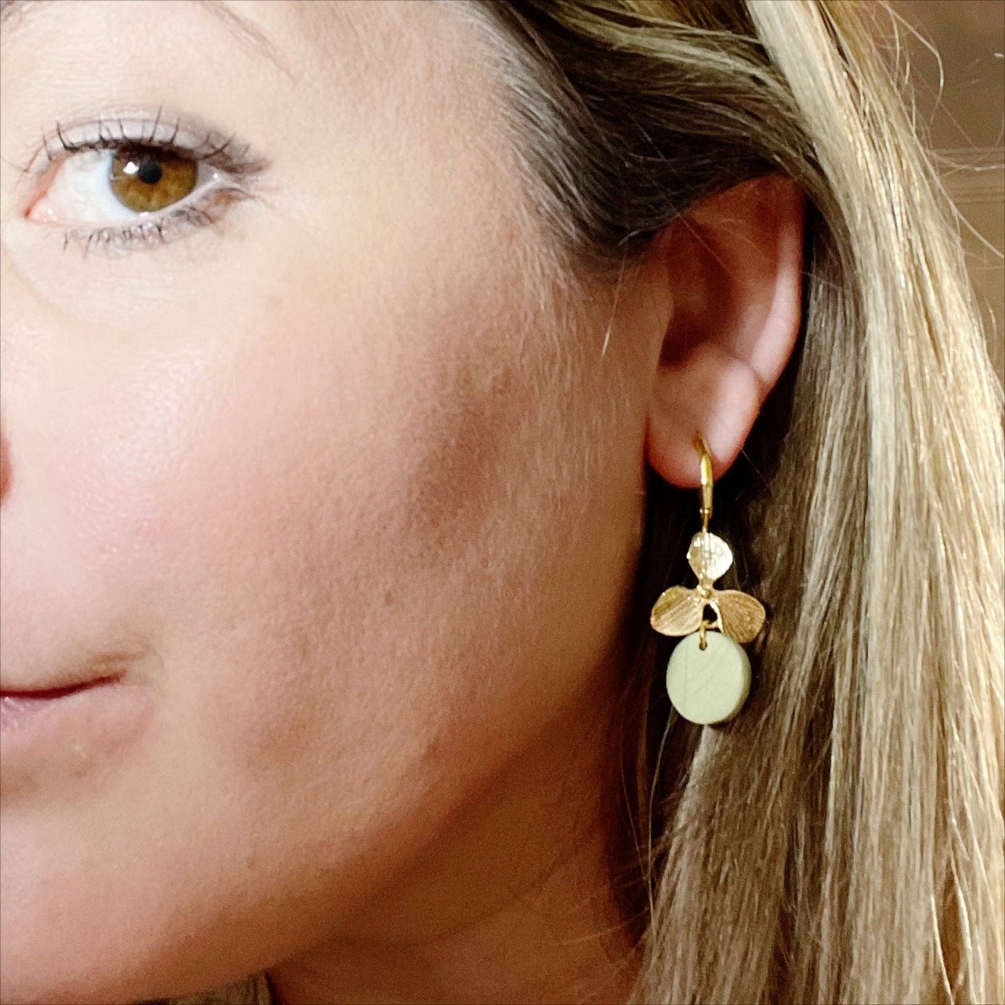 Bumble and Bees - Clematis Statement Earrings