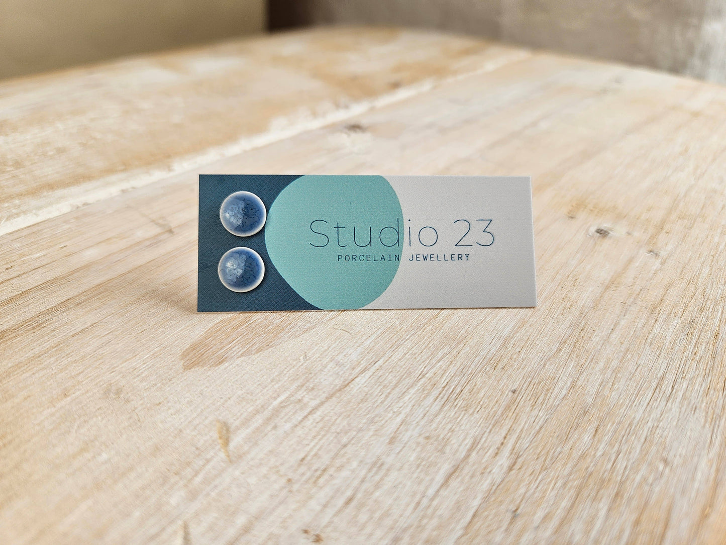 Studio 23 Ceramics - Stud Circle Earring Pair