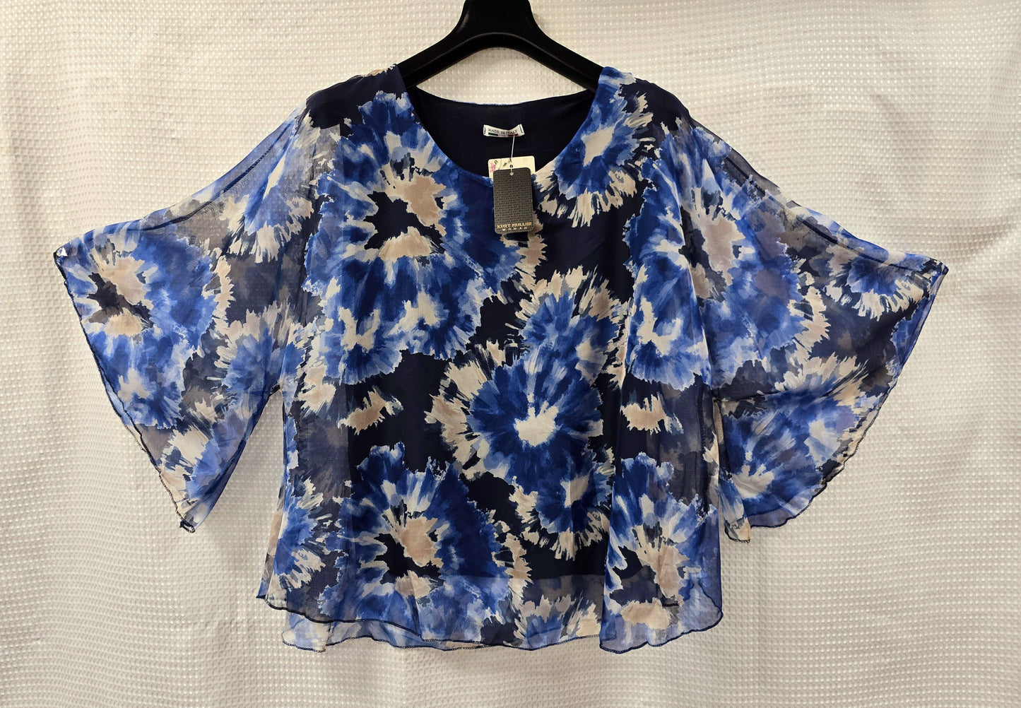 Kurt Muller - Tye Dye Silky Blouse